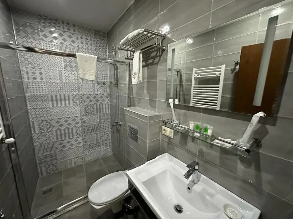 Bathroom in Hotel Metekhi Line
