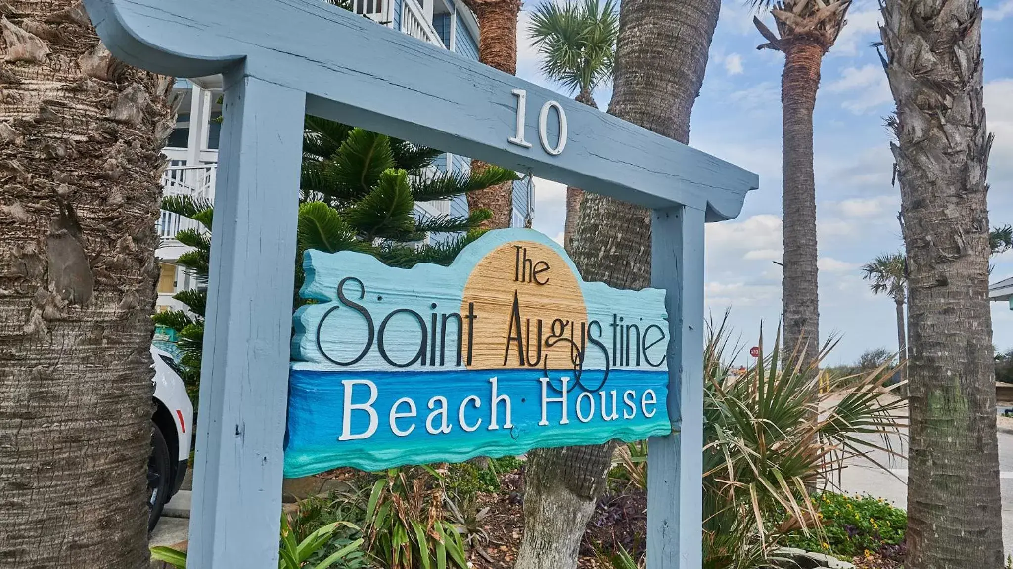 Property building, Property Logo/Sign in The Saint Augustine Beach House