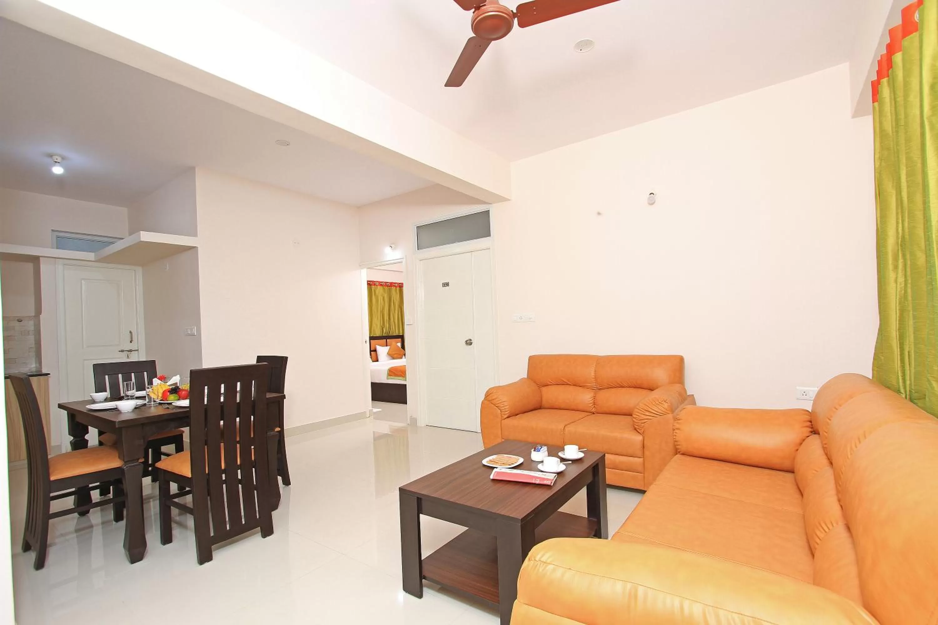Living room in Arra Suites kempegowda Airport Hotel