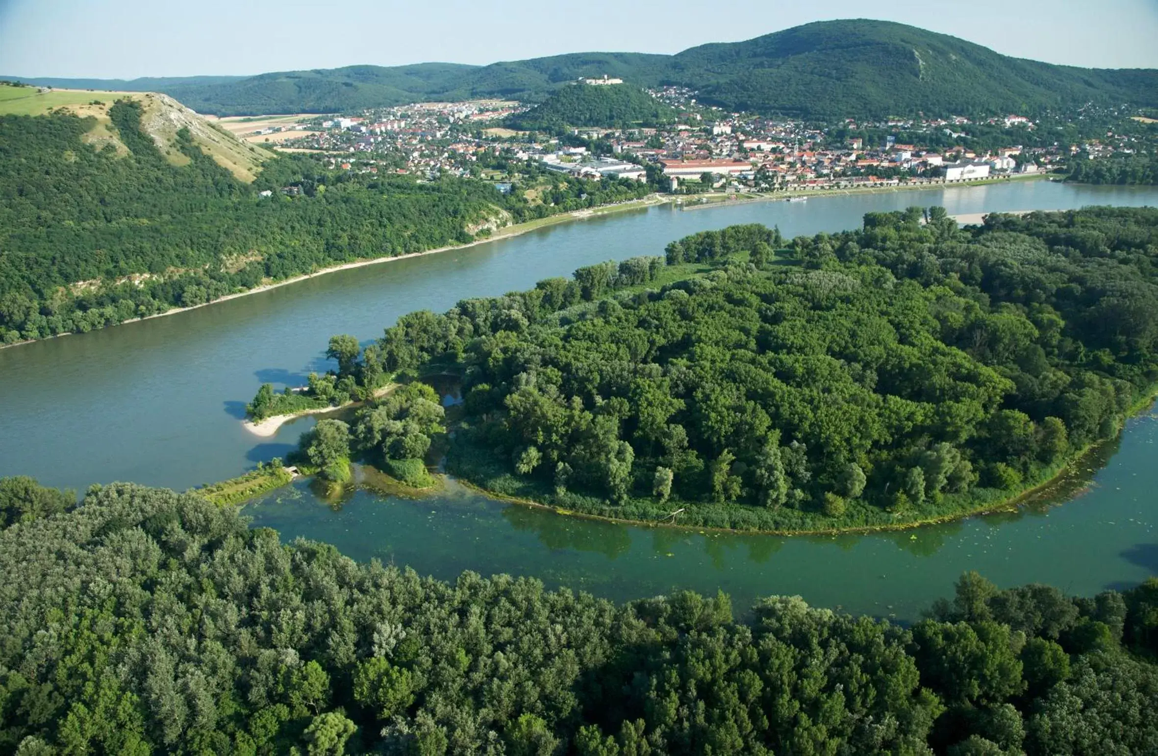 Natural landscape, Bird's-eye View in Hotel Altes Kloster