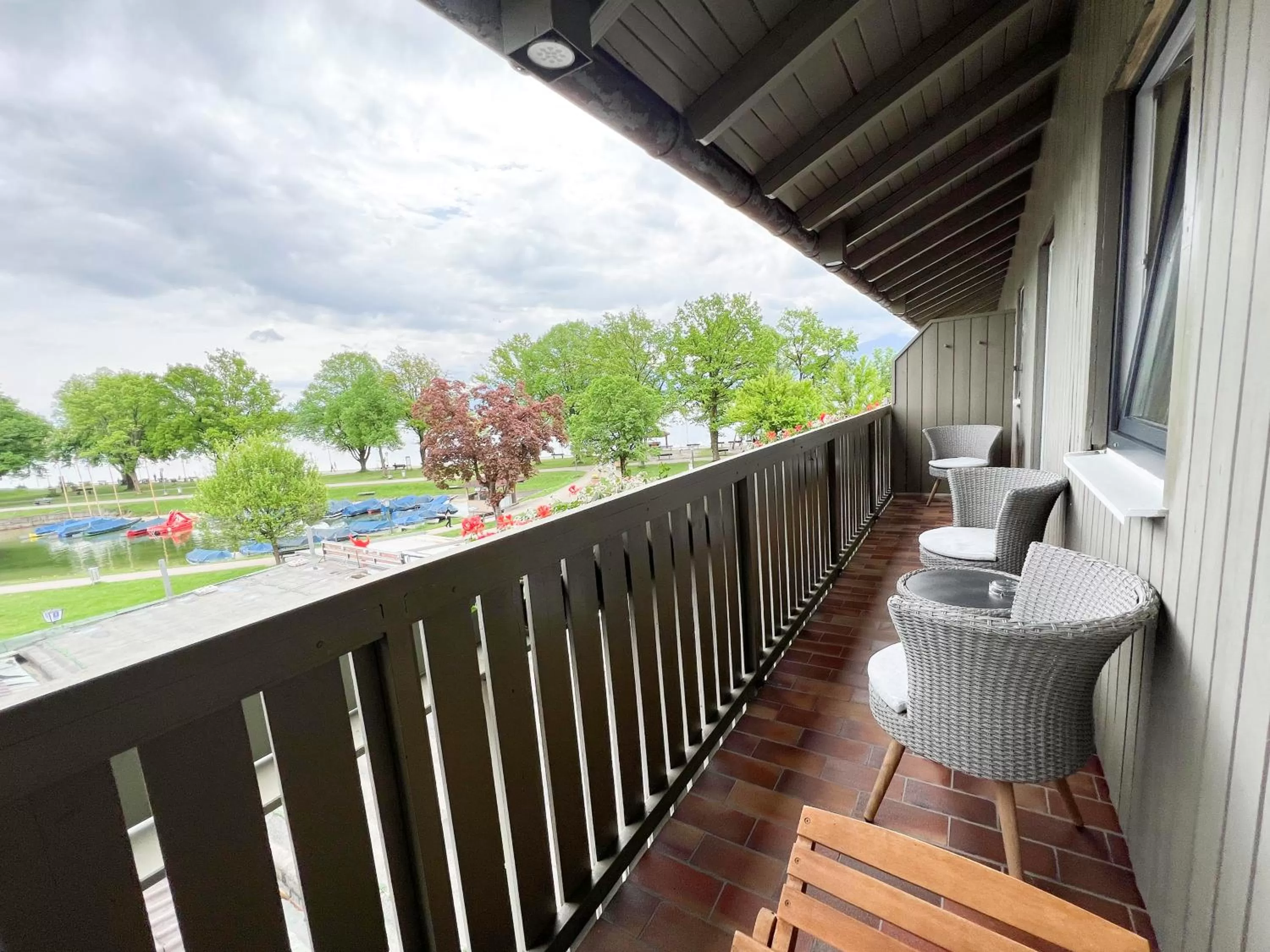 Balcony/Terrace in Hotel Schlossblick Chiemsee