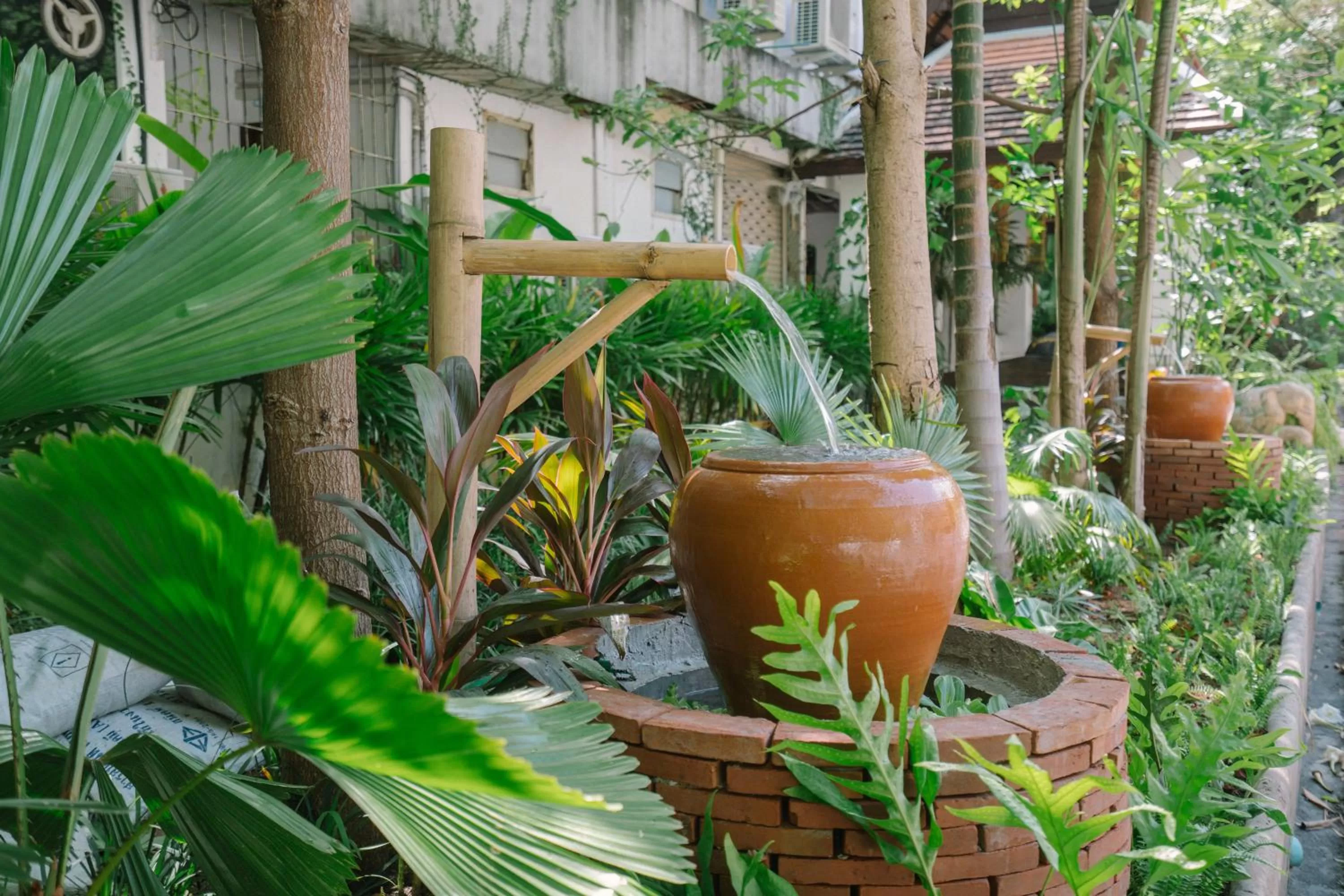Garden in The Opium Chiang Mai