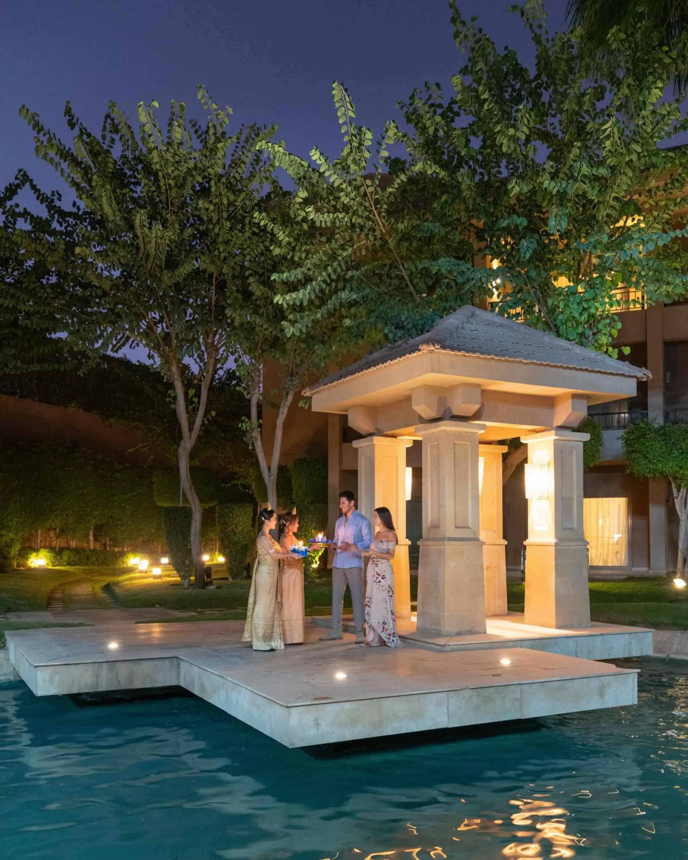 People, Swimming Pool in Dusit Thani LakeView Cairo