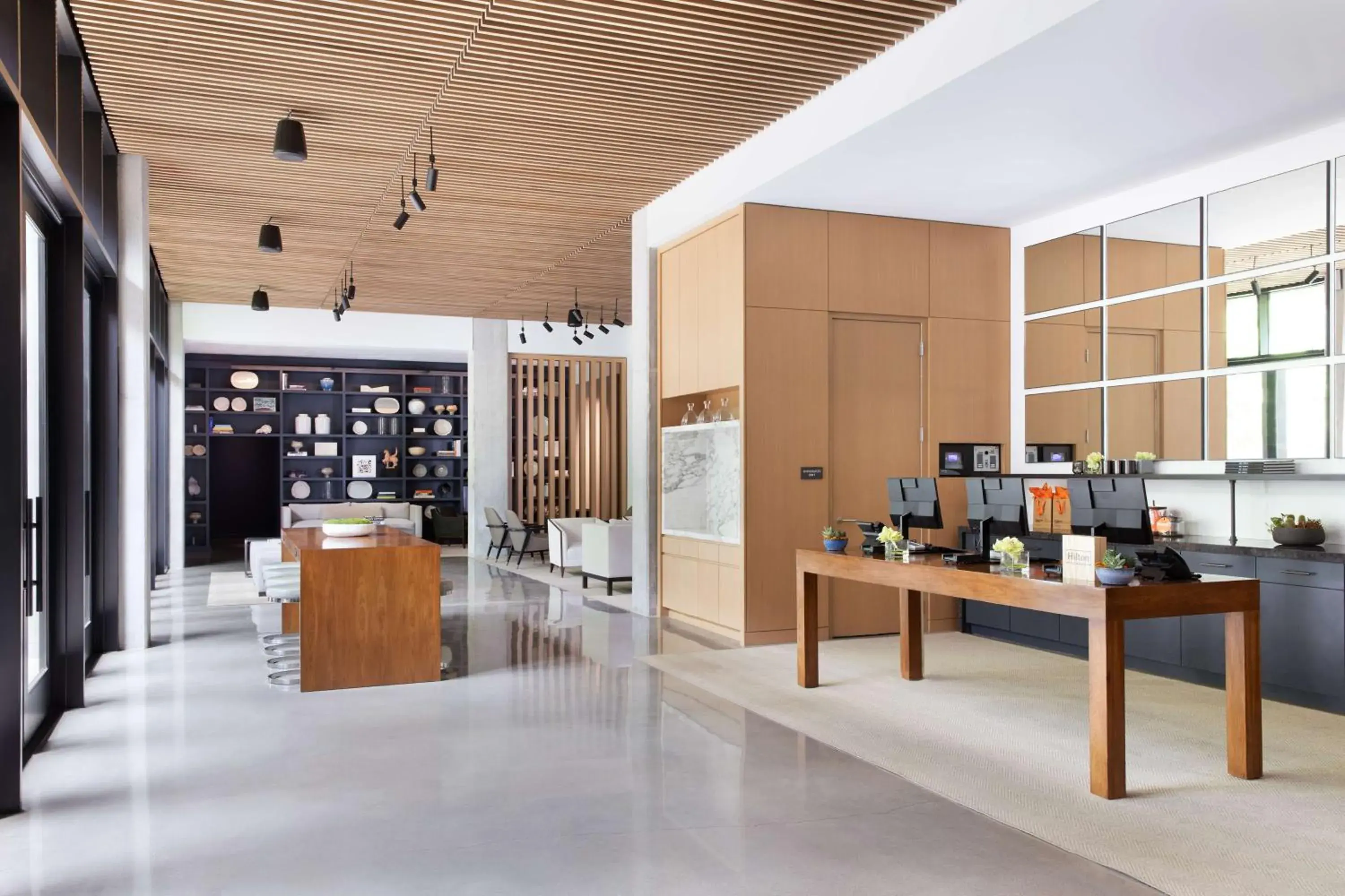 Lobby or reception in Canopy By Hilton Austin Downtown Lobby or reception in Canopy By Hilton Austin Downtown