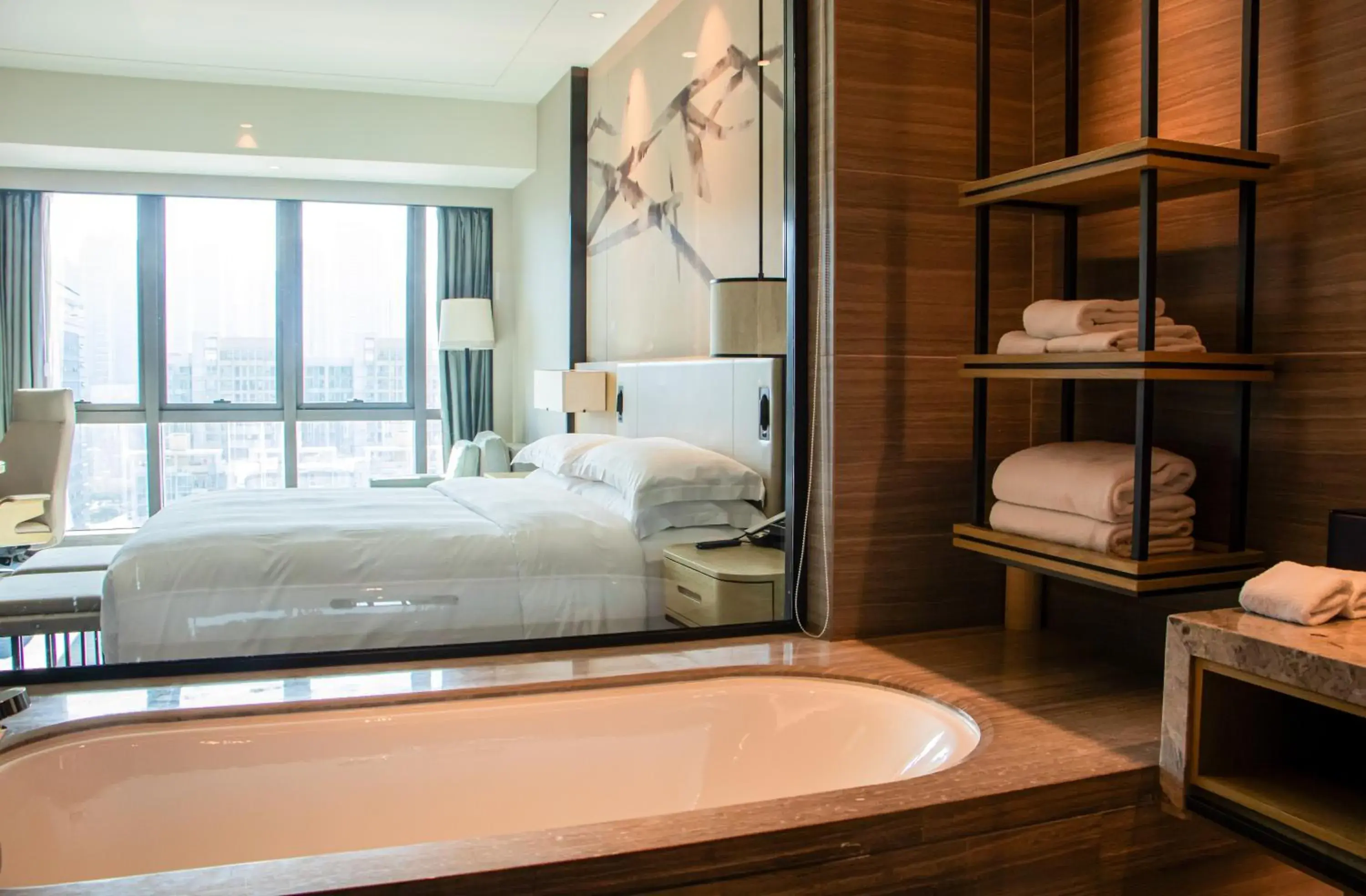 Bathroom in DoubleTree By Hilton Shenzhen Longhua