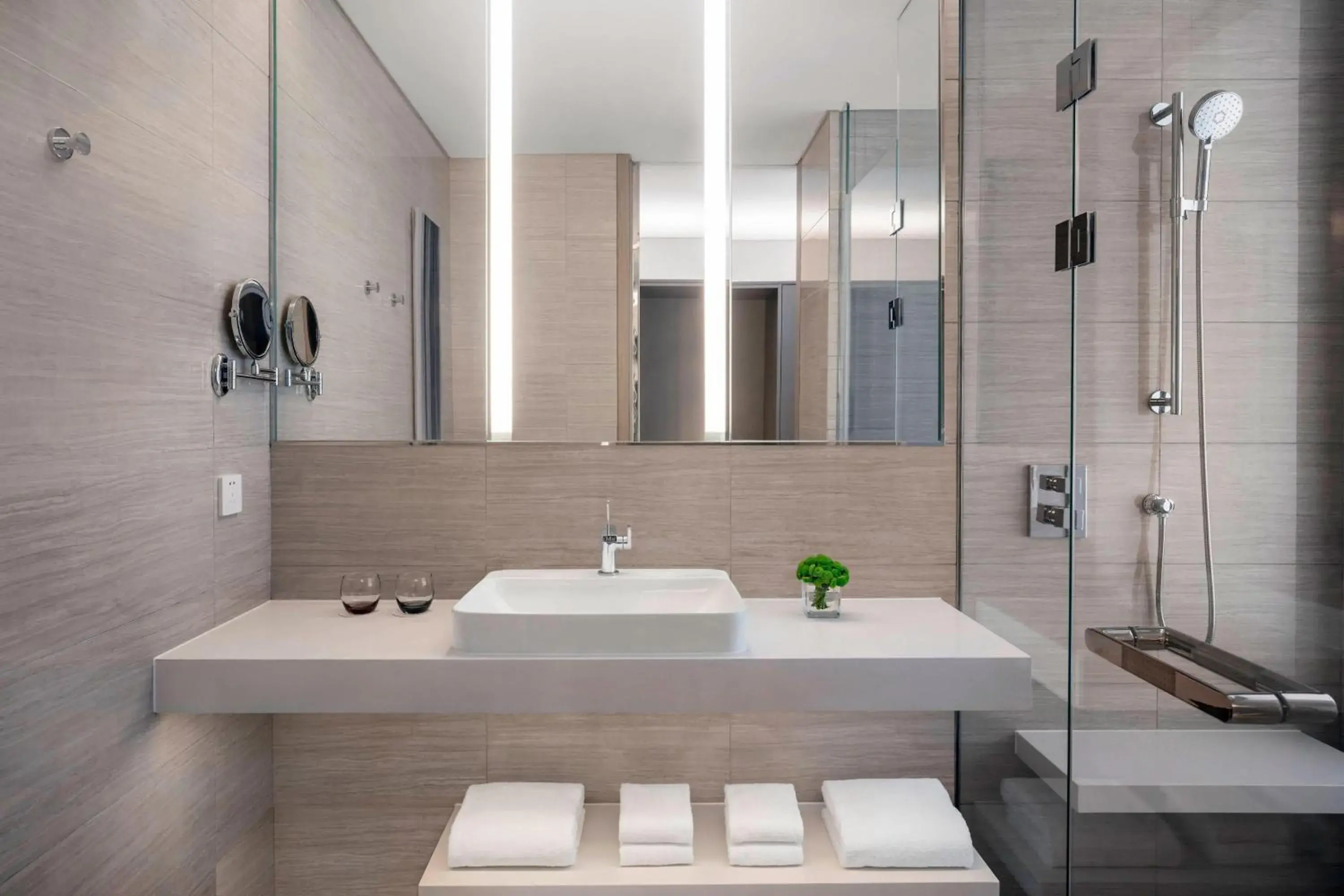 Bathroom in Courtyard by Marriott Shanghai Minhang