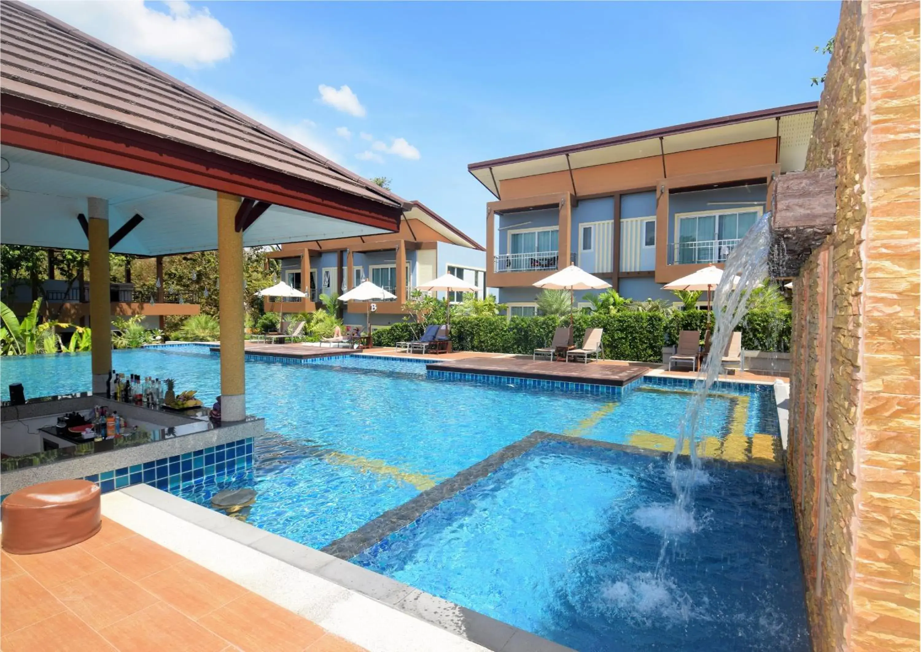 Hot Spring Bath, Swimming Pool in Phutara Lanta Resort (SHA Plus)