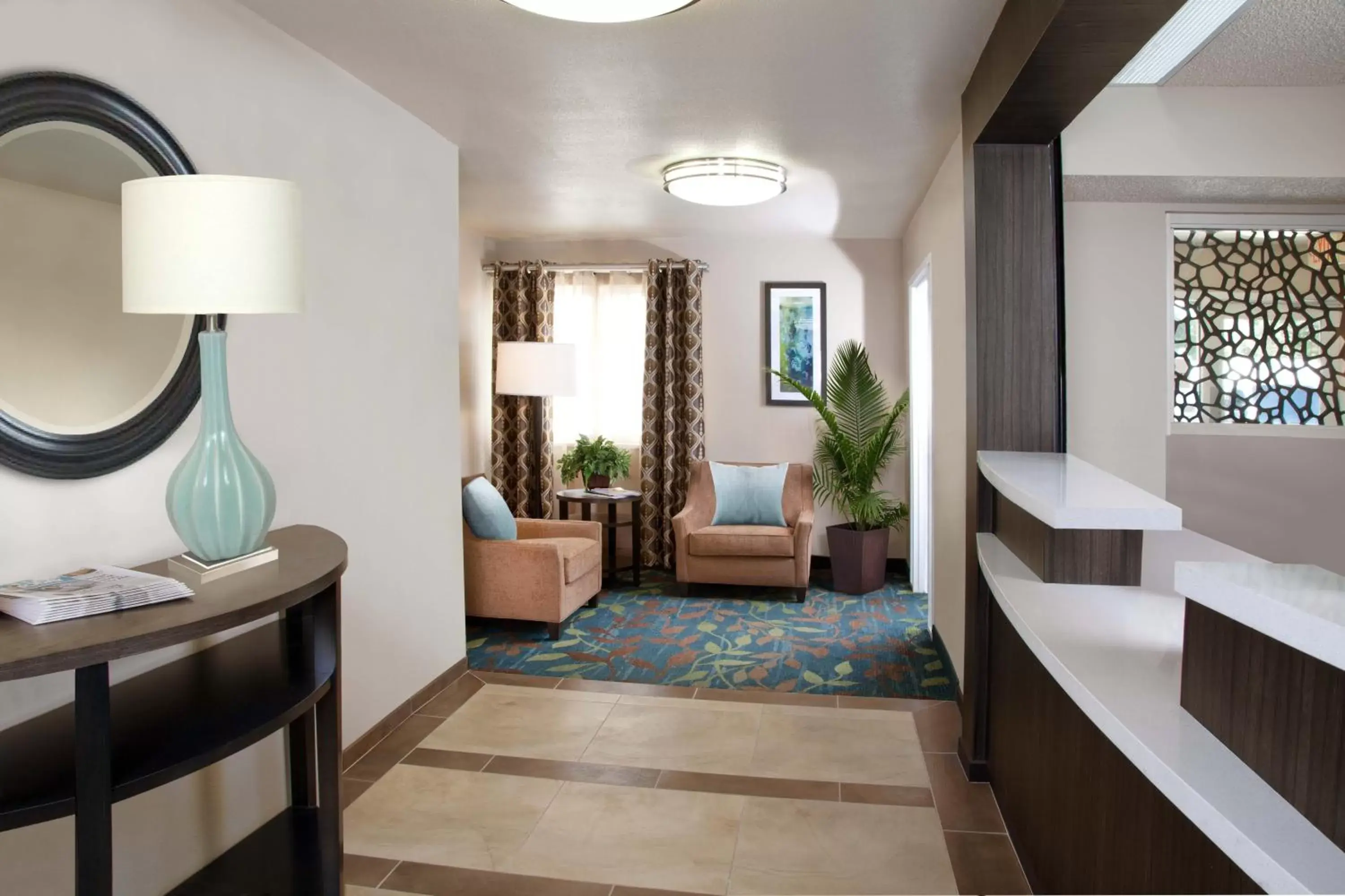 Property building, Seating Area in Candlewood Suites - Grand Prairie - Arlington, an IHG Hotel