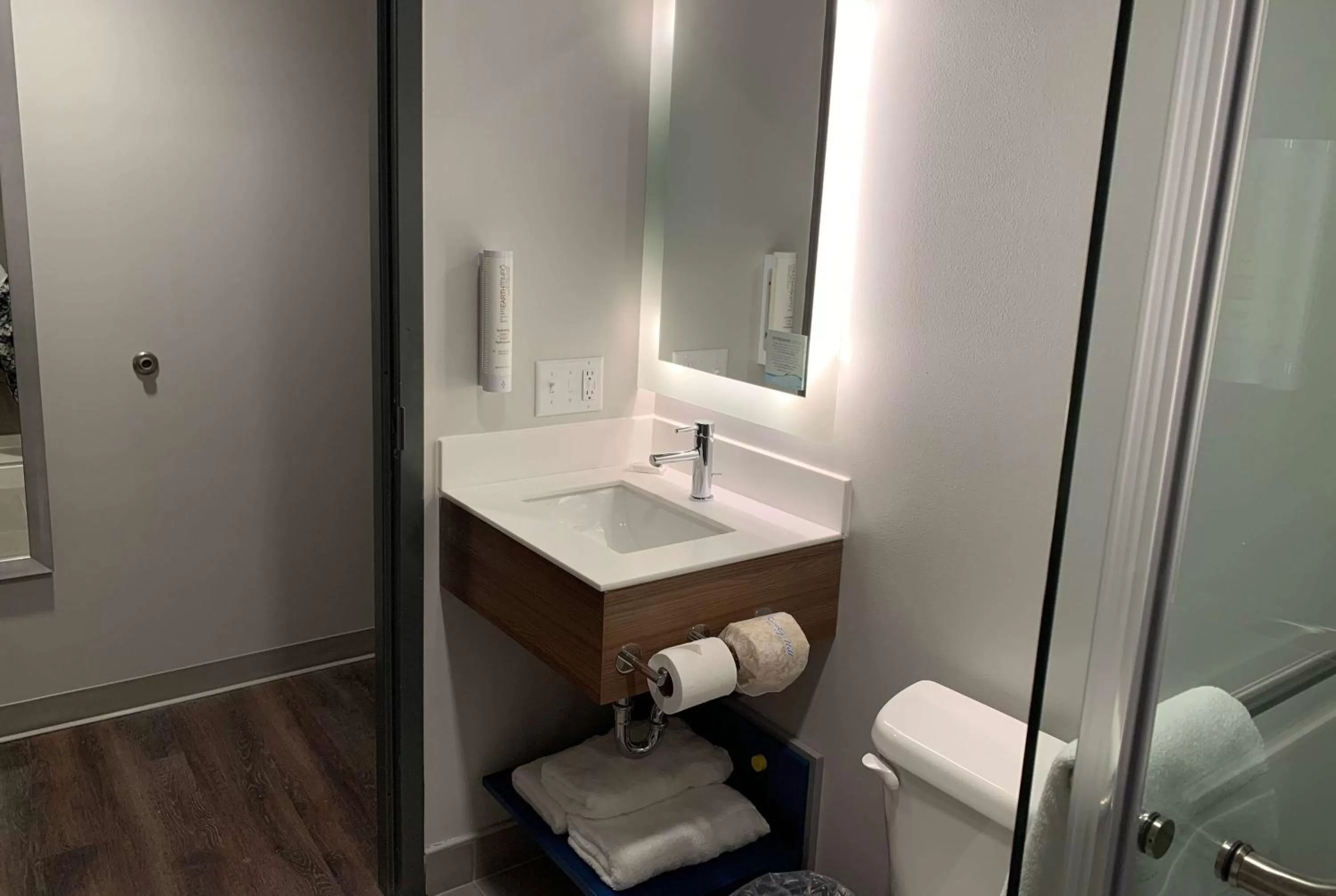 Bathroom in Microtel Inn & Suites by Wyndham Rehoboth Beach