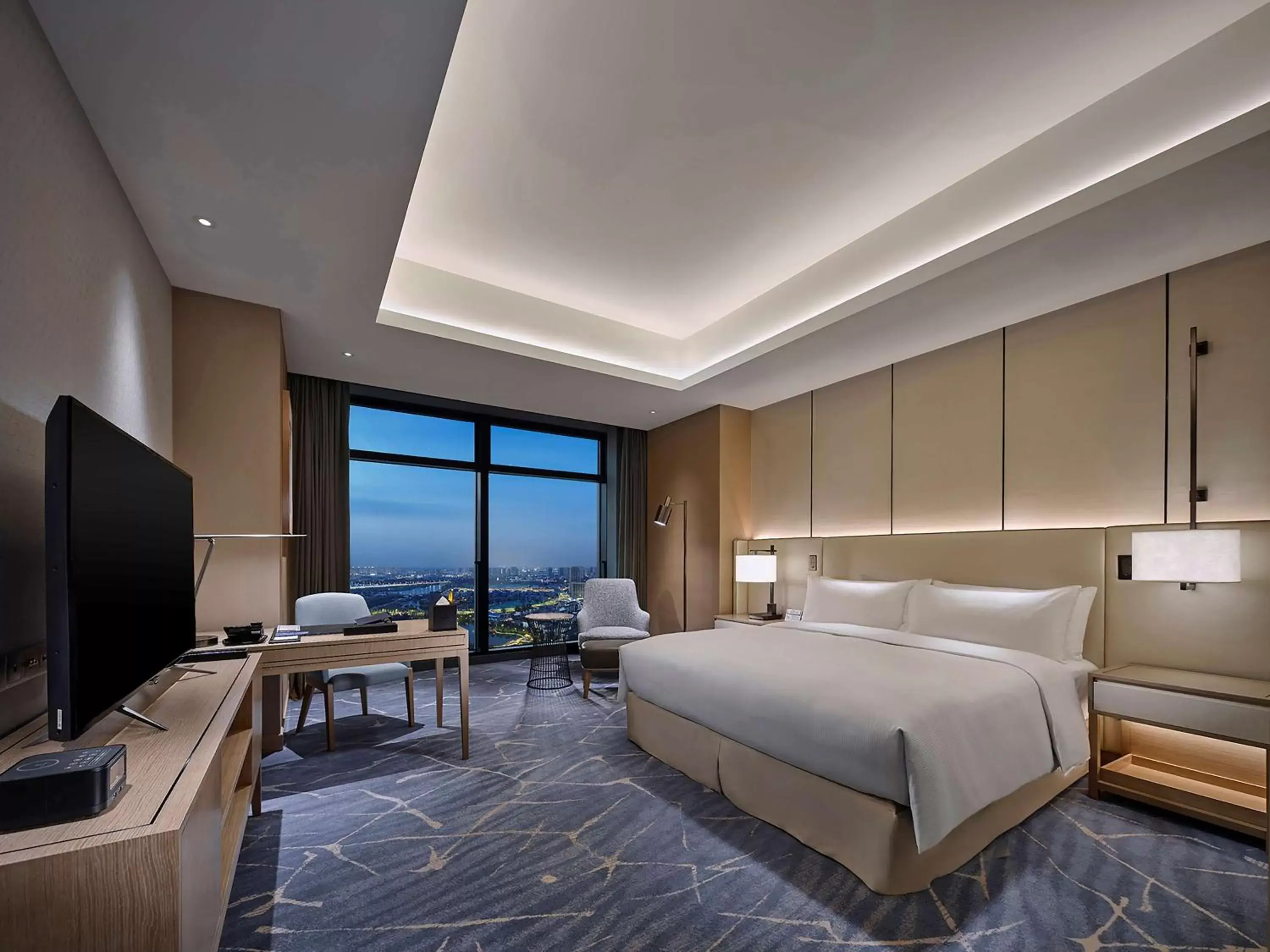 Bed in Hilton Beijing Tongzhou