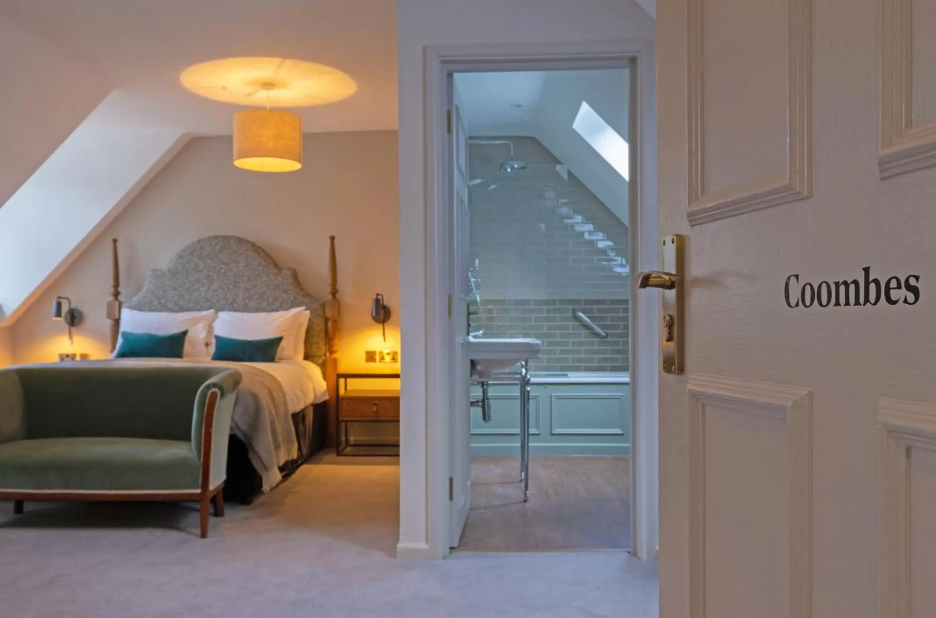 Bed in Fowey Hall - A Luxury Family Hotel
