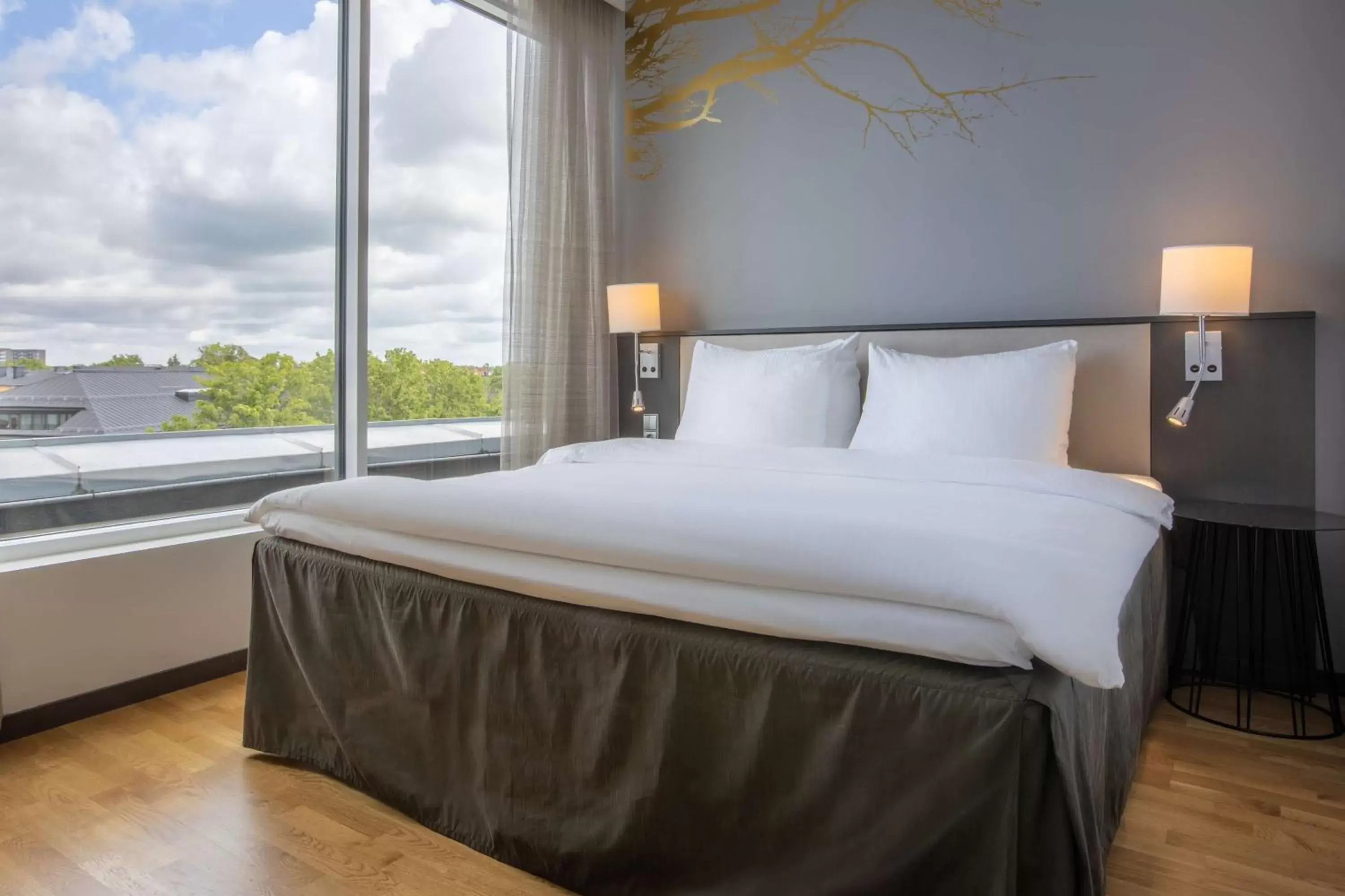 Bed in Radisson Blu Hotel Uppsala