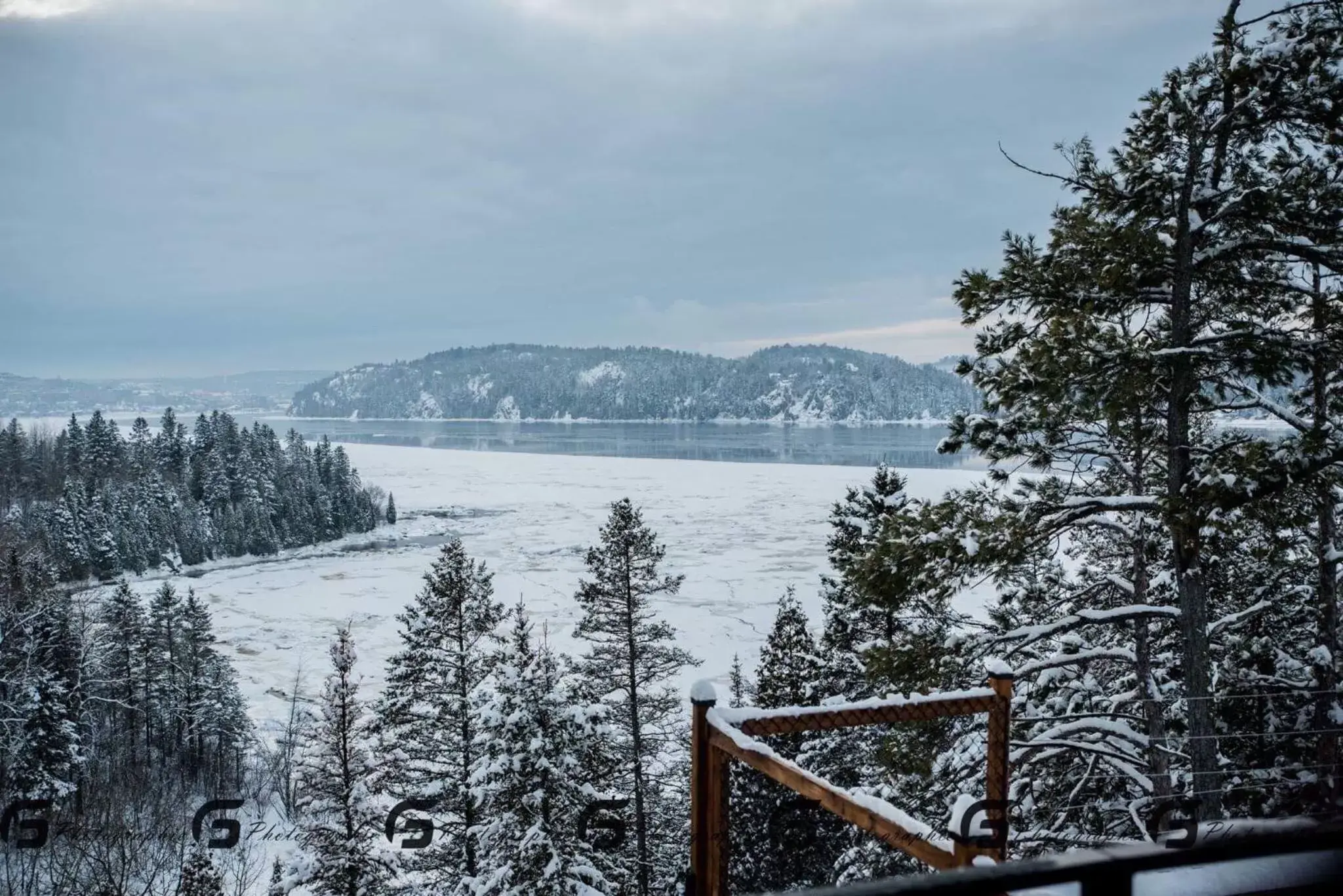 Winter in Gîte du Haut des Arbres