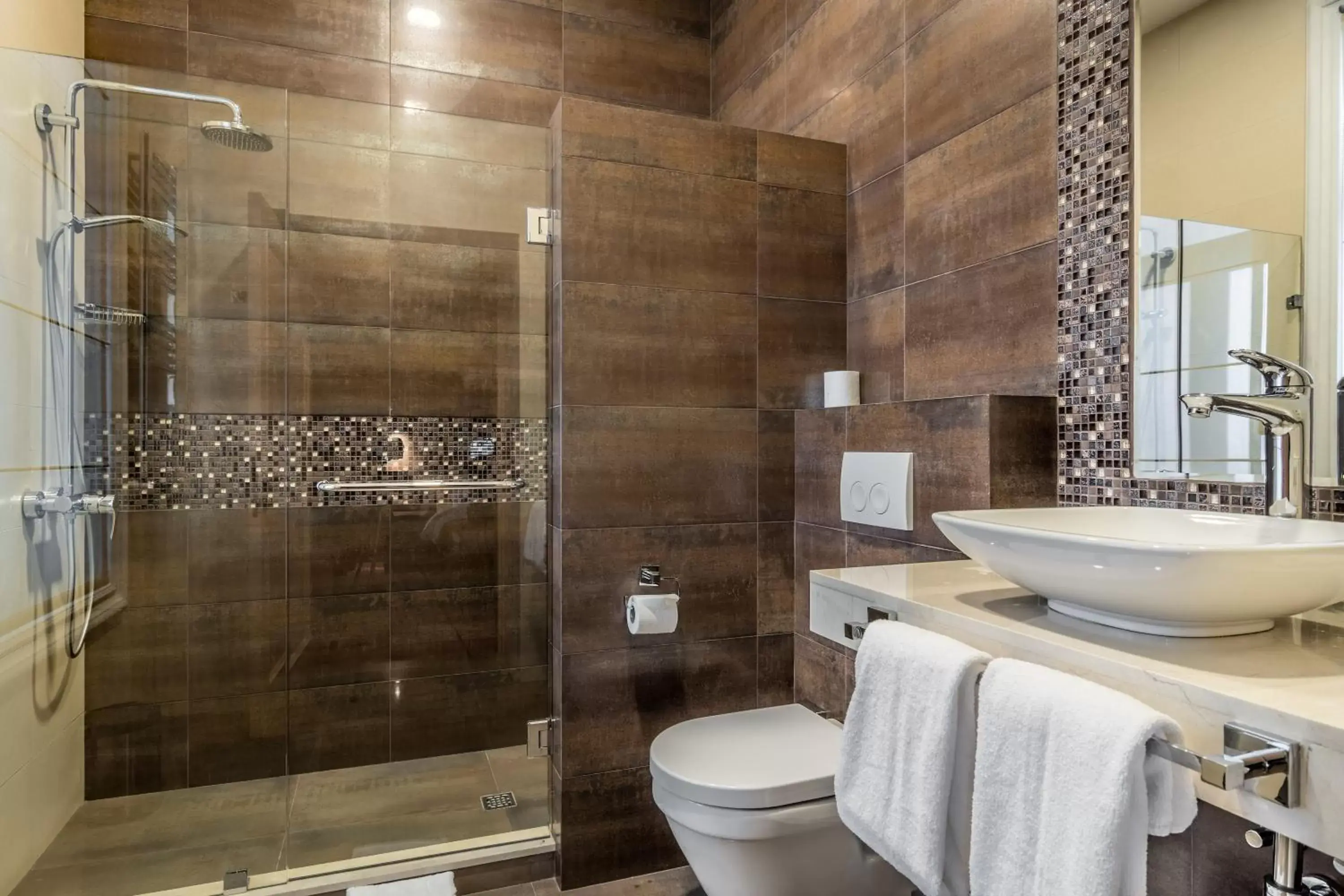 Shower, Bathroom in Golden Tulip Borjomi