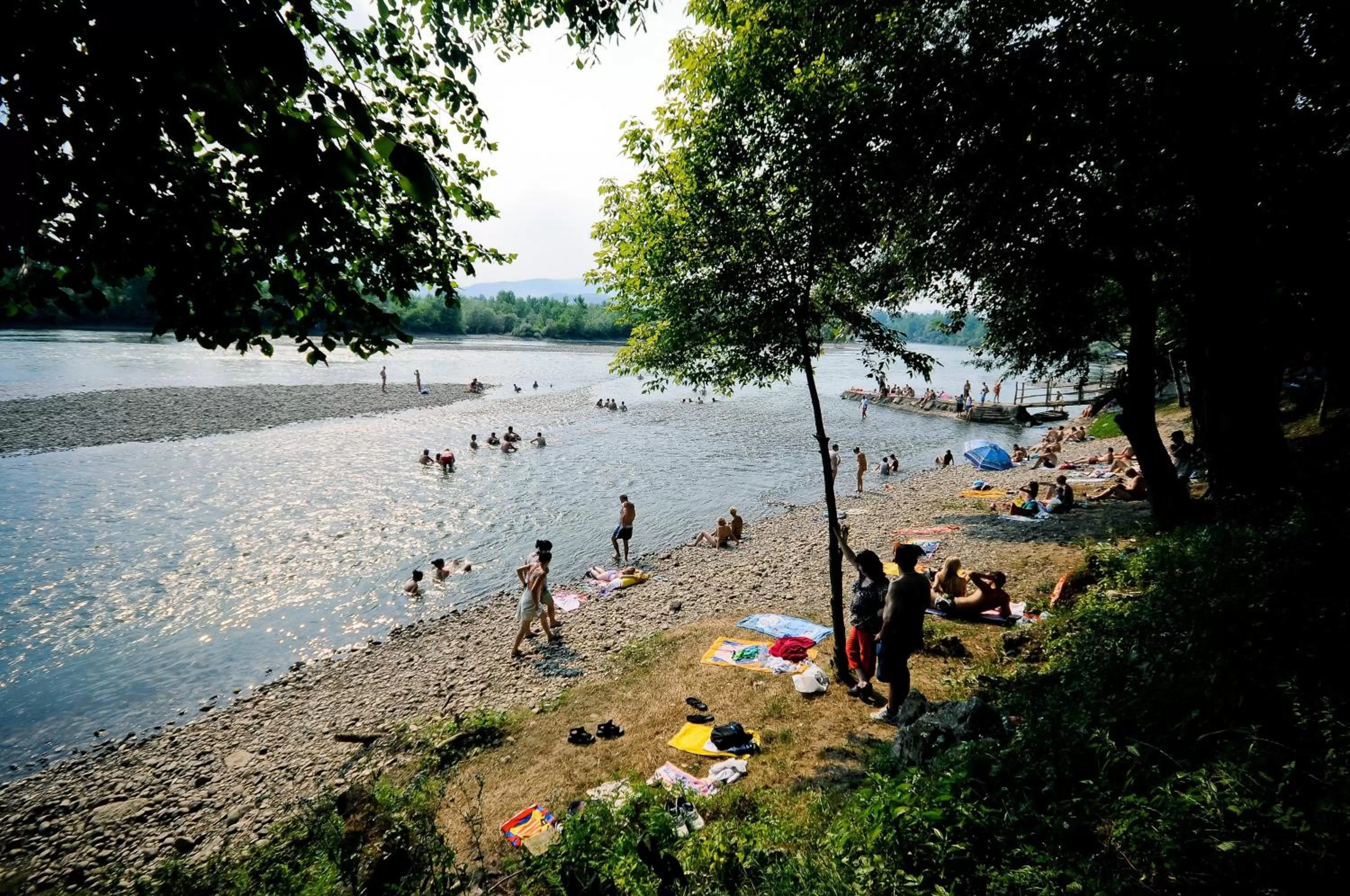 Beach in B&B Etno Village Sunčana Reka