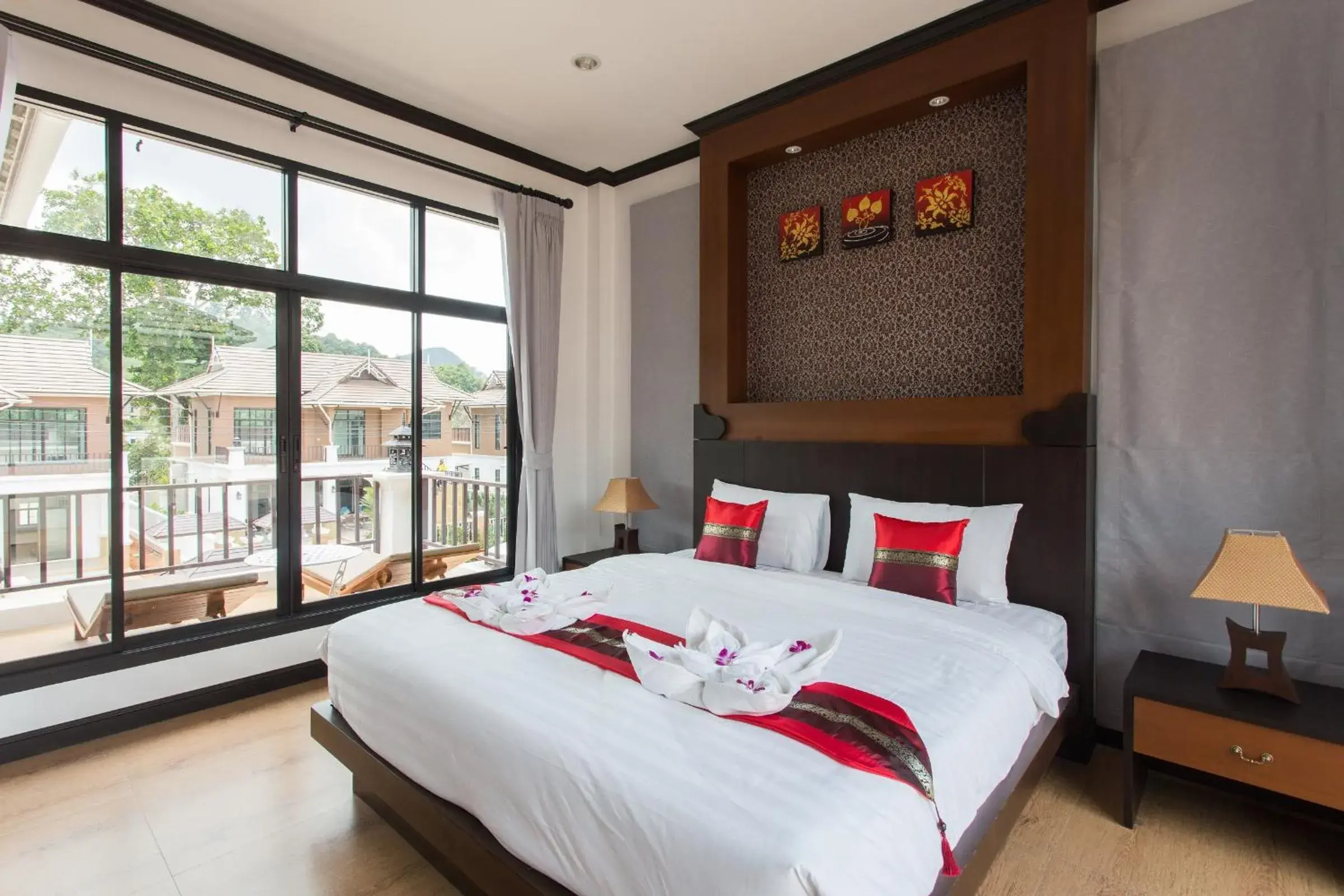 Bed in The Best Aonang Villas