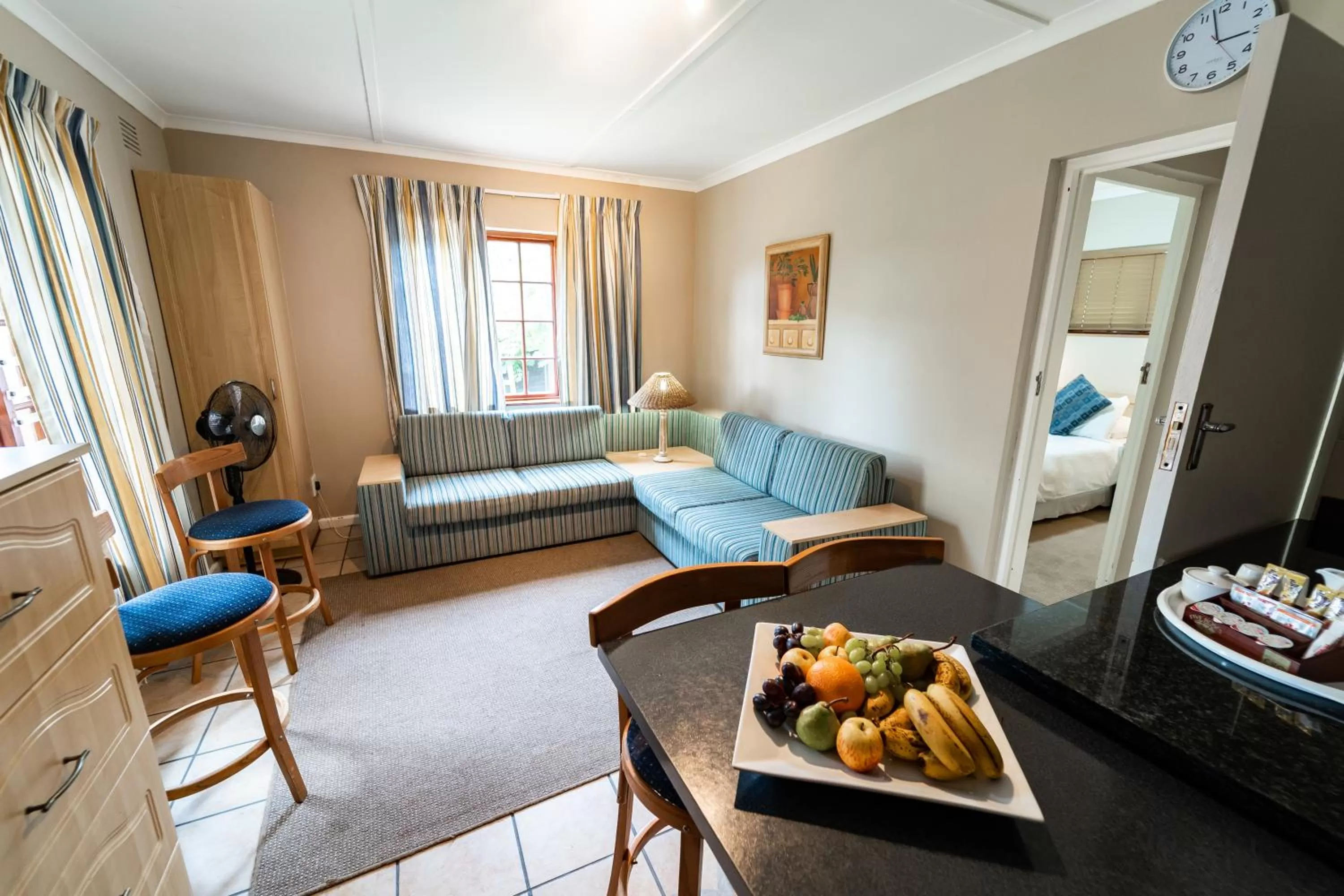 Living room in Gooderson Knysna Chalets