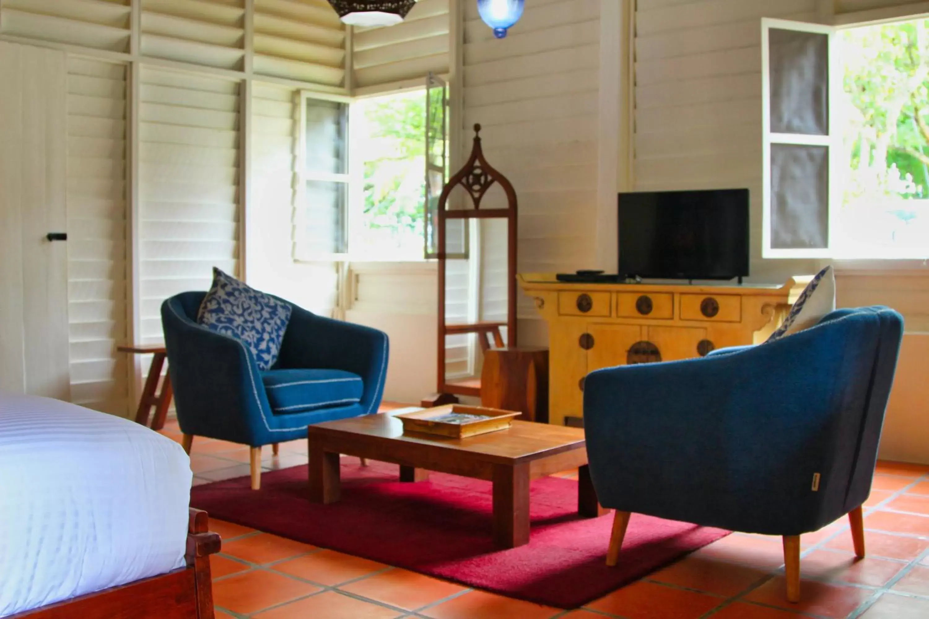 Seating Area in Temple Tree Resort