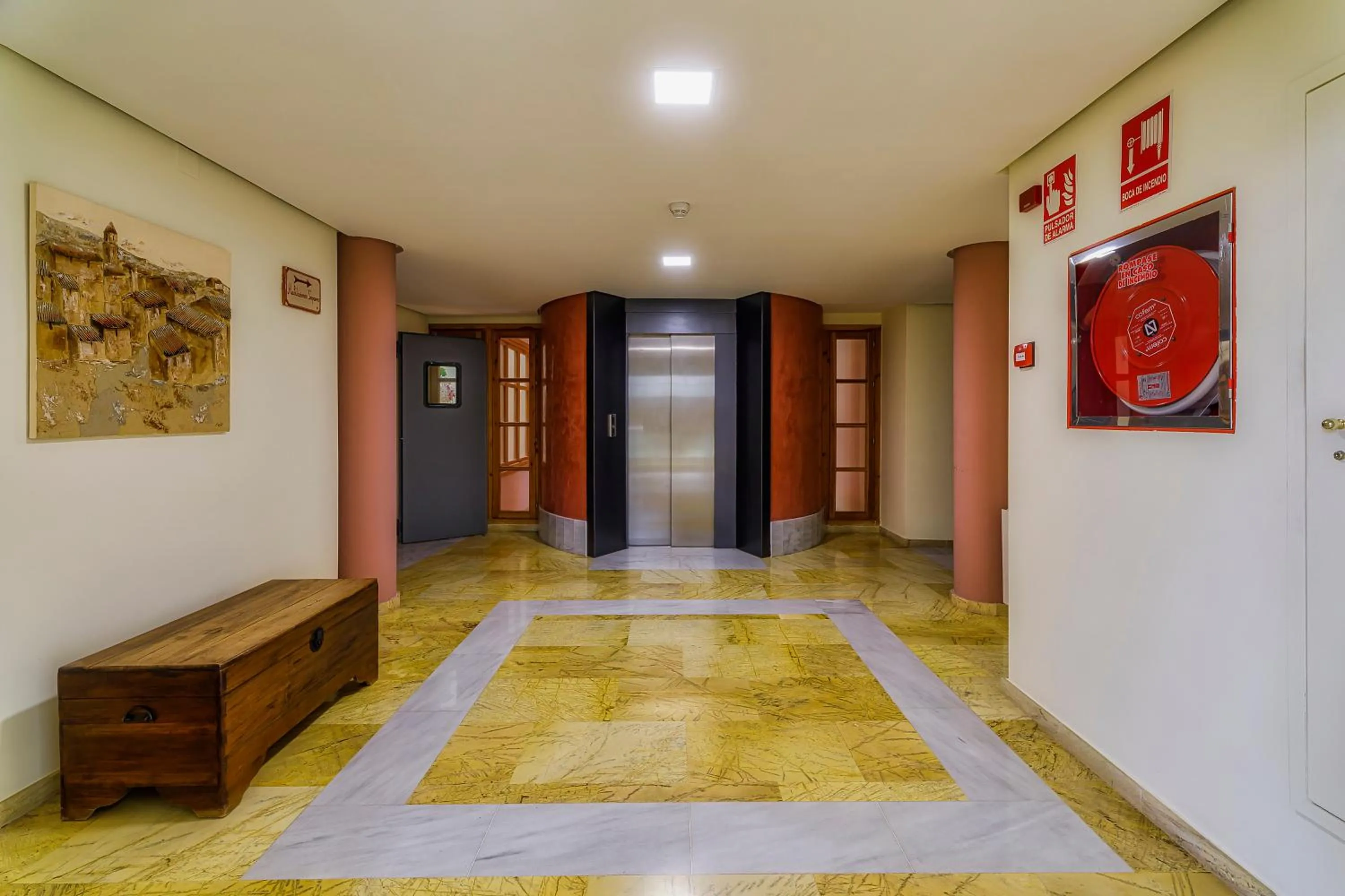 Lobby or reception in Jardines de La Santa