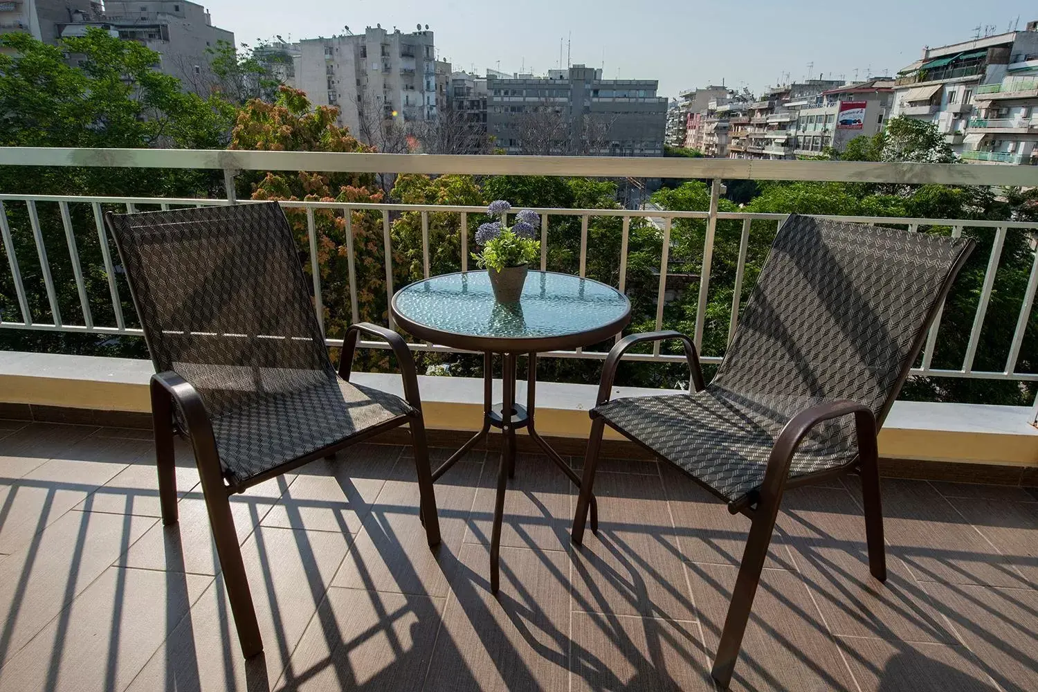 Balcony/Terrace in City Plaza Apartments & Rooms