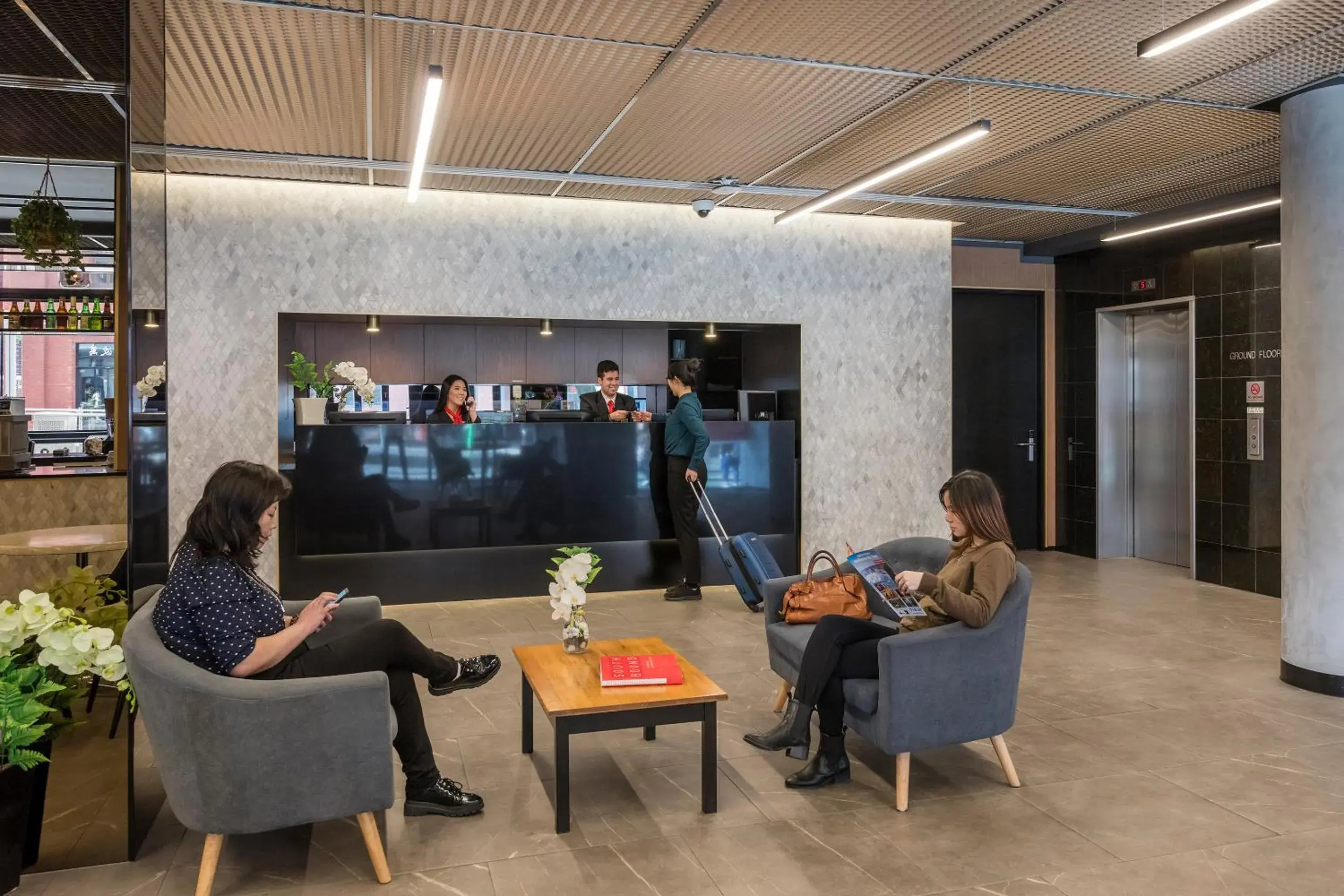Lobby or reception in Arrow on Swanston Lobby or reception in Arrow on Swanston