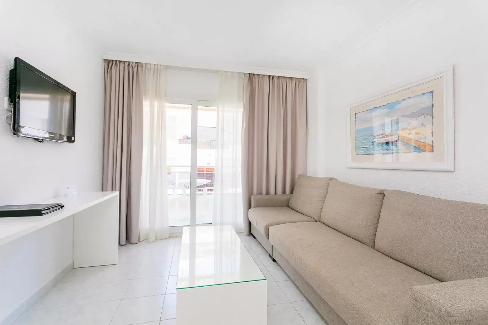 Living room, Seating Area in Aparthotel Duquesa Playa