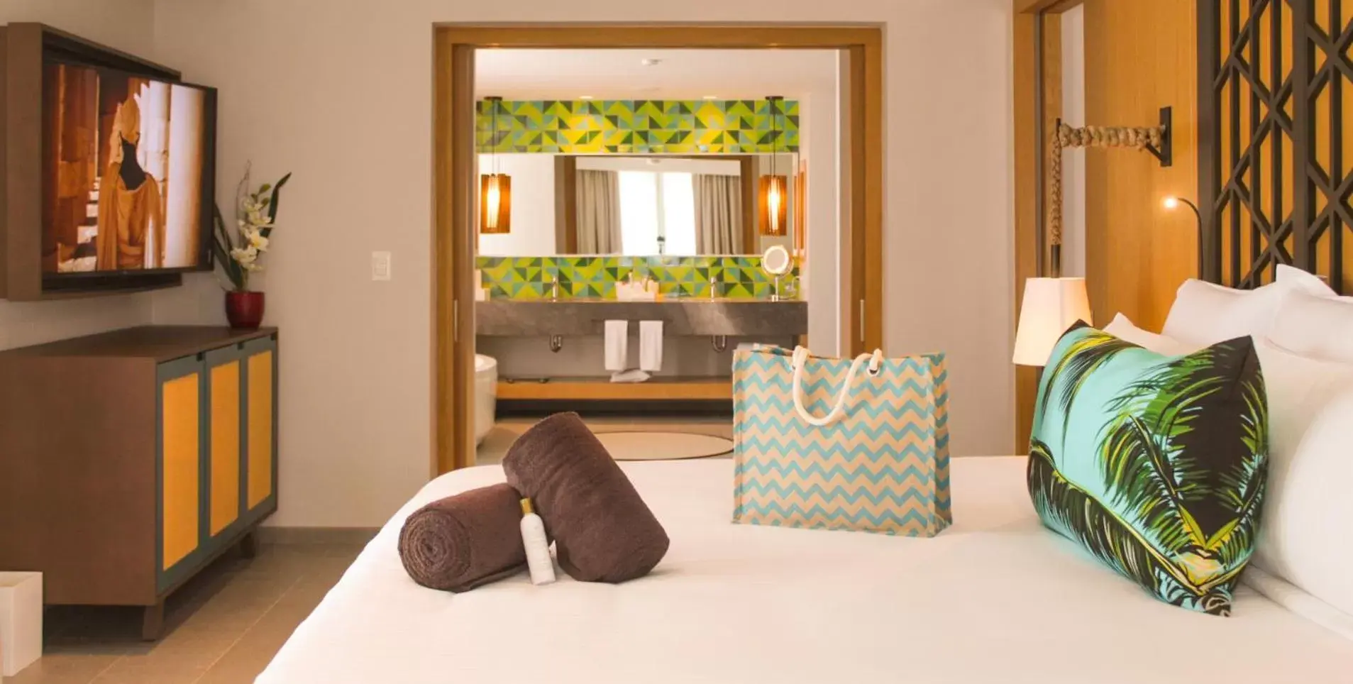 Bedroom in Dreams Natura Resort & Spa - All Inclusive