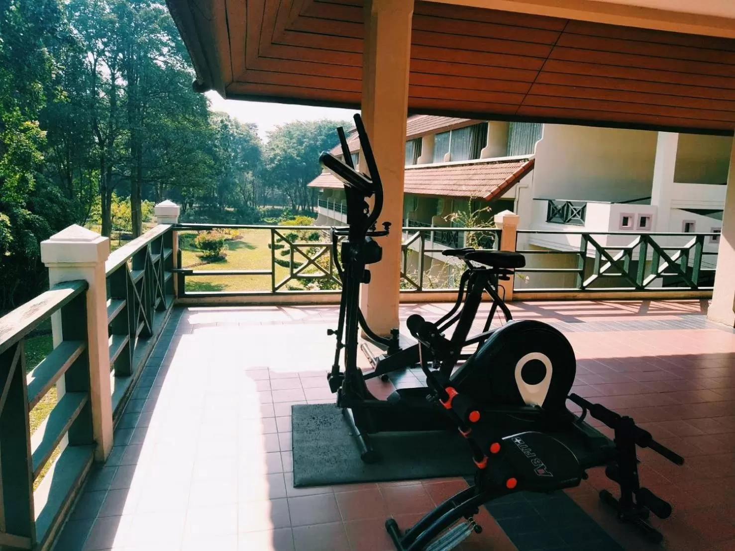 Fitness centre/facilities in Aekpailin River Kwai Resort