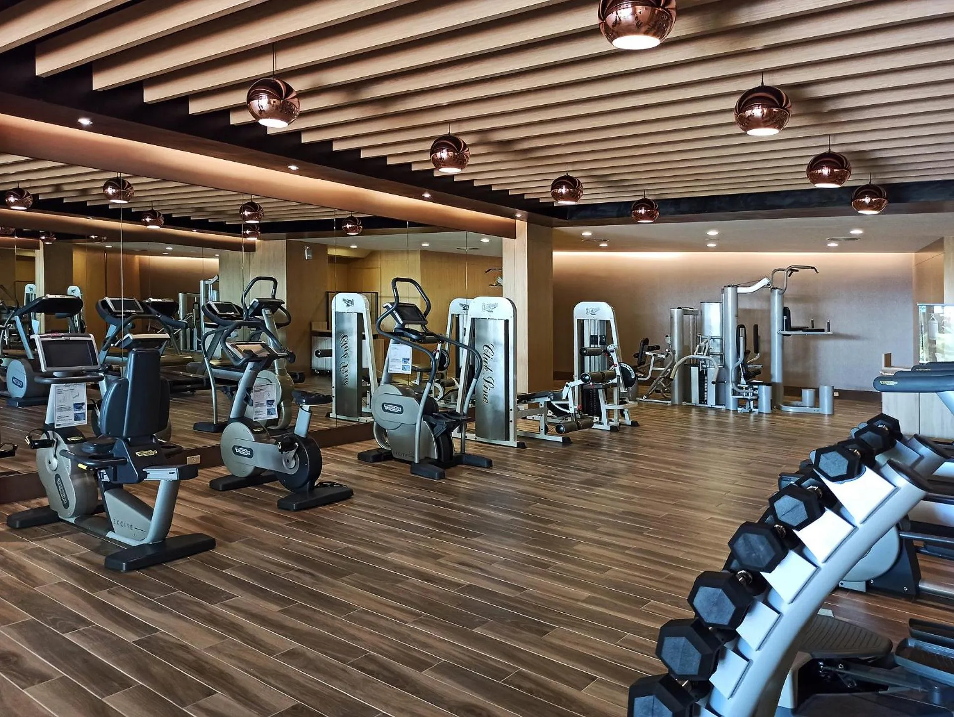 Fitness centre/facilities in E-DA Skylark Hotel