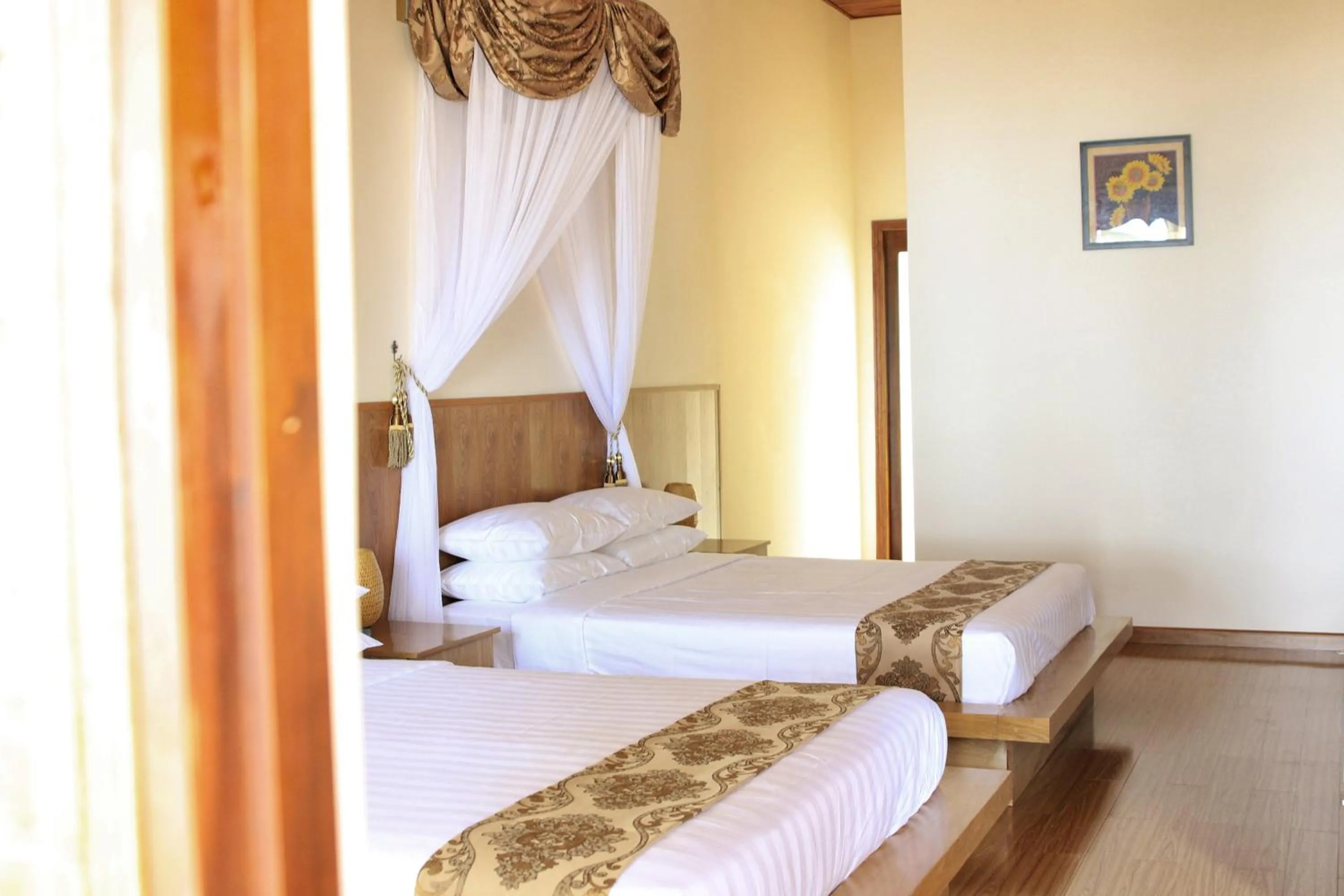 Bed in Gold Coast Phu Quoc Beach Resort