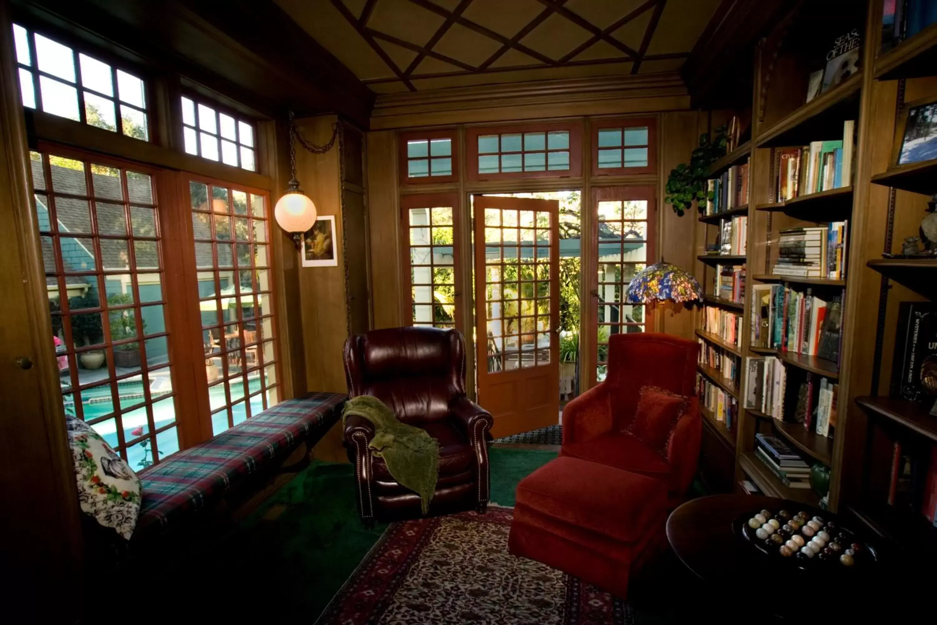 Library in The Bissell House Bed & Breakfast