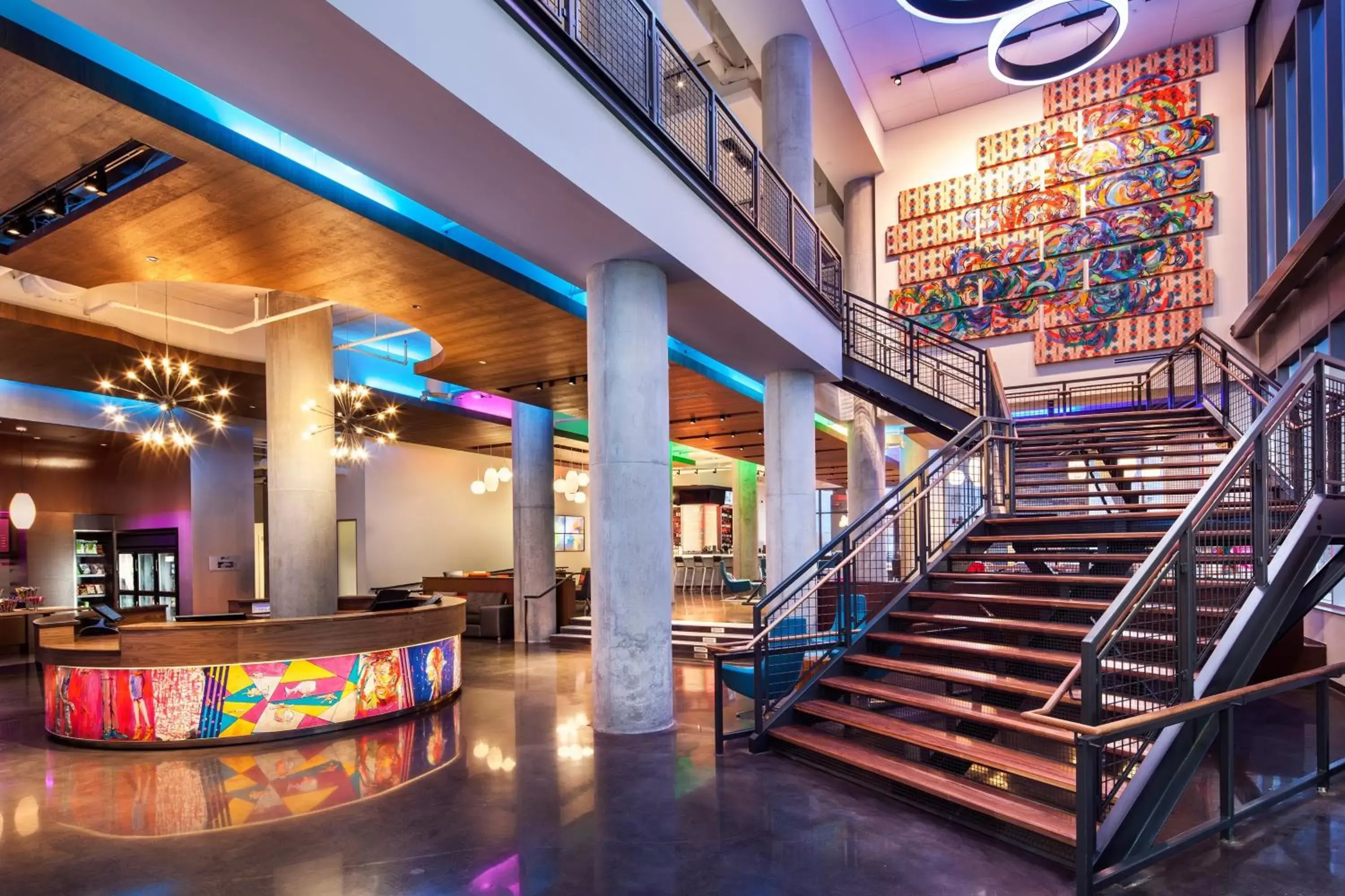 Lobby or reception in Aloft Boston Seaport District