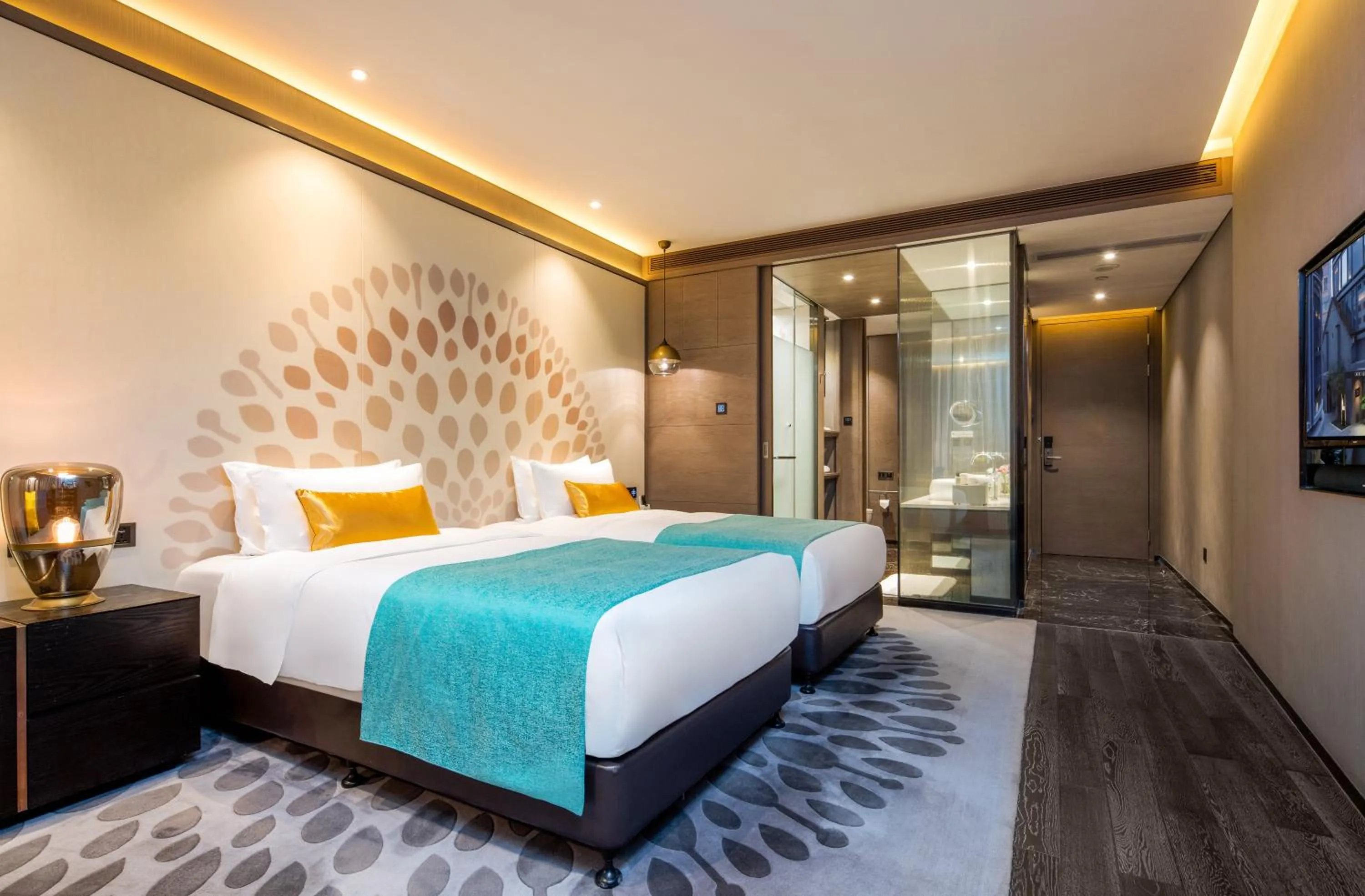 Bedroom, Bed in Cachet Boutique Kunming Artime 昆明彩云里凯世精品酒店