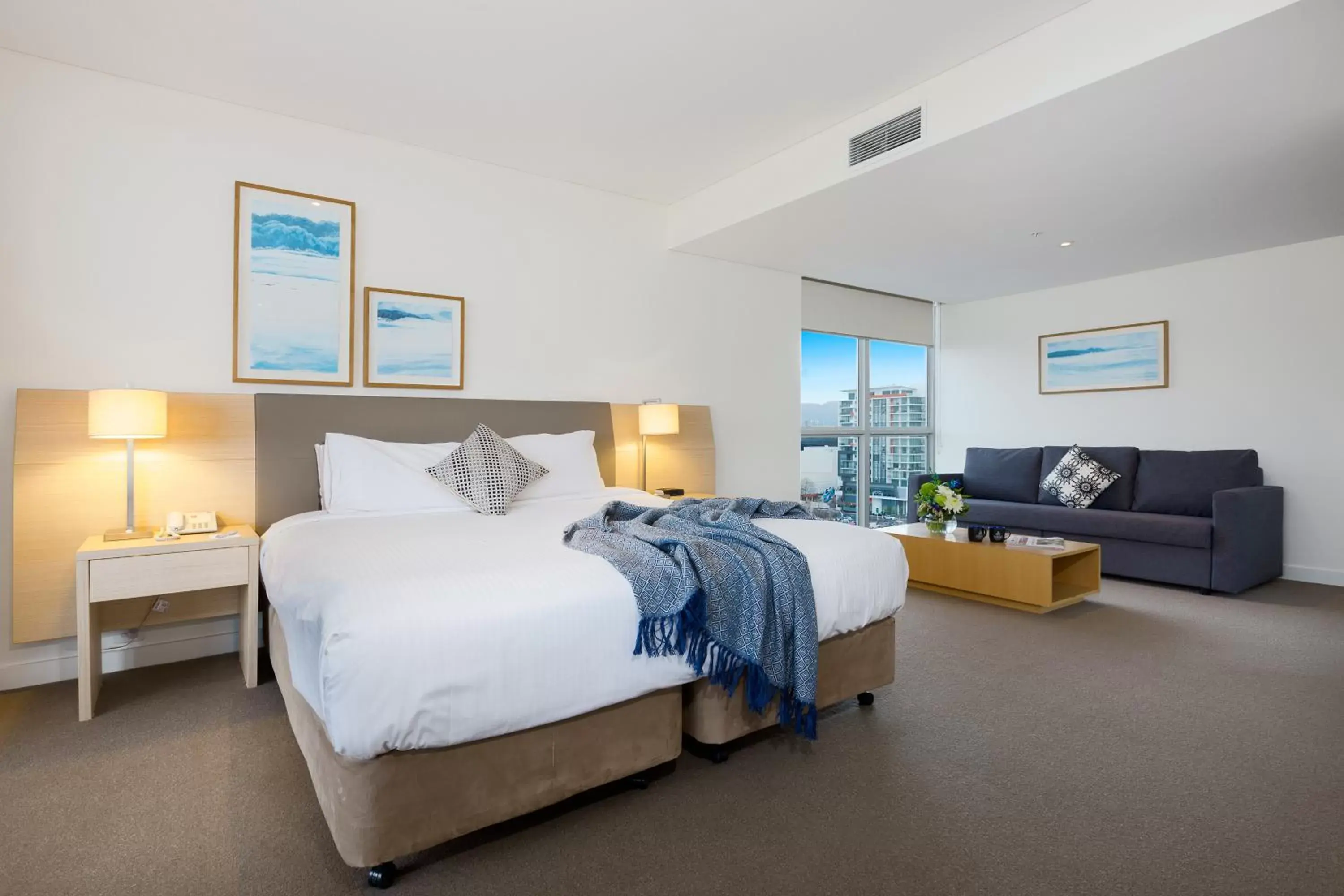 Bedroom in Sage Hotel Wollongong