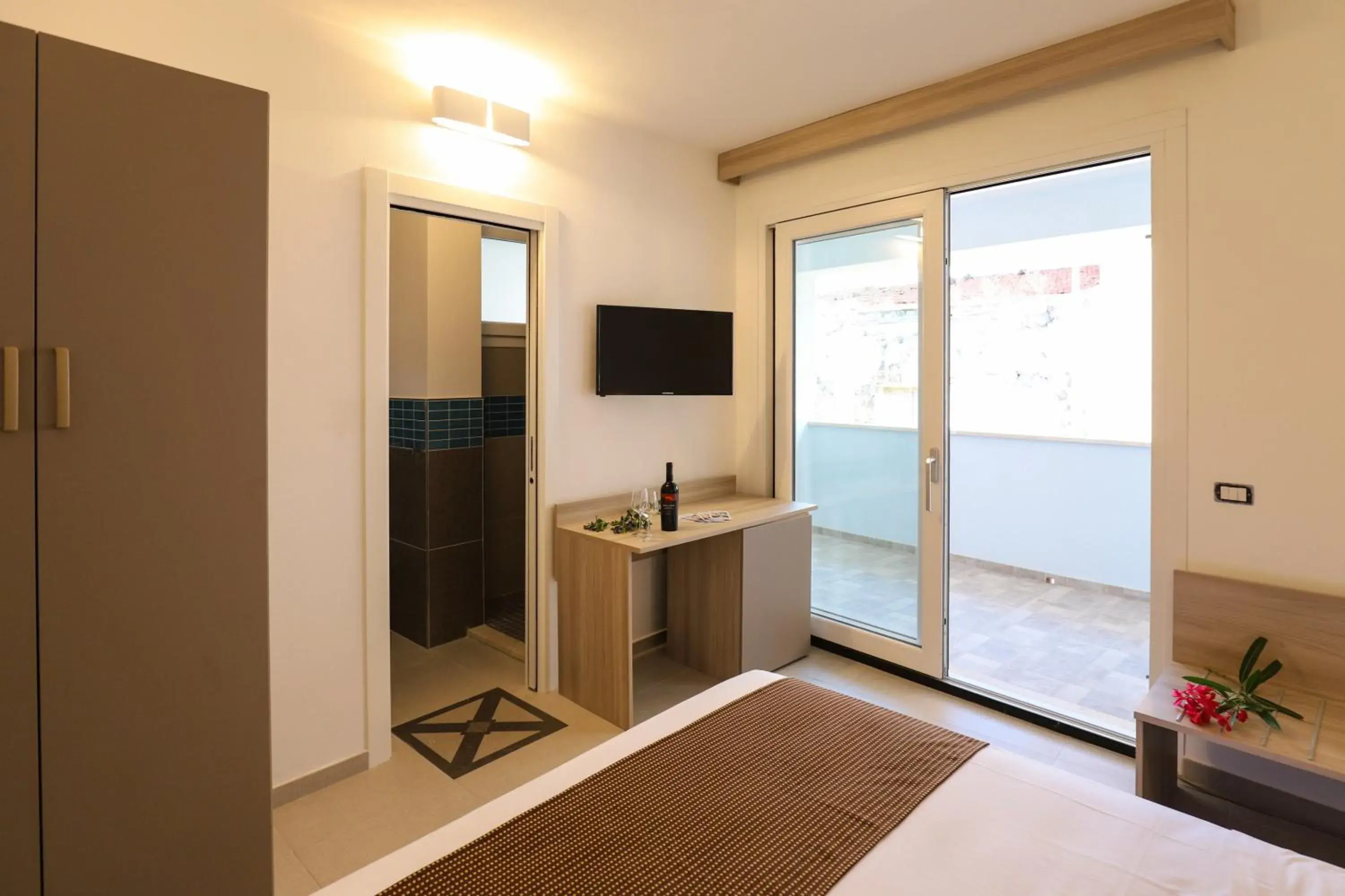 Bedroom, TV/Entertainment Center in The Square Castelsardo