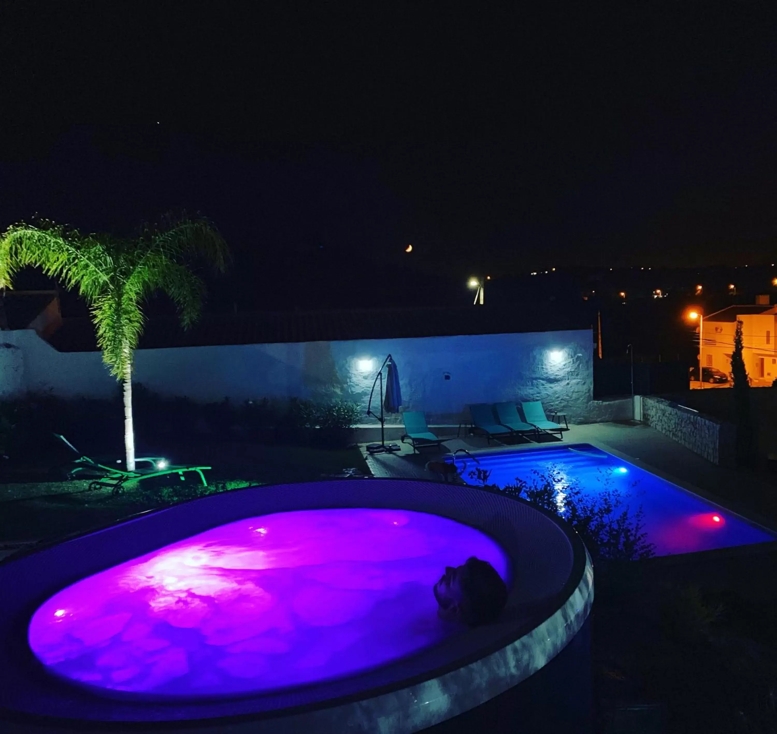 Night, Swimming Pool in Carvoeiro B&B and SPA