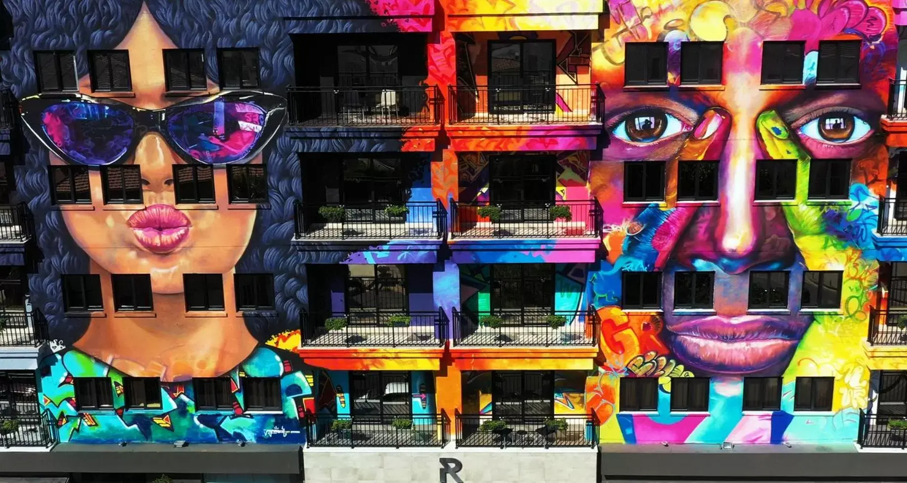 Property building in Rise Street Art Hotel