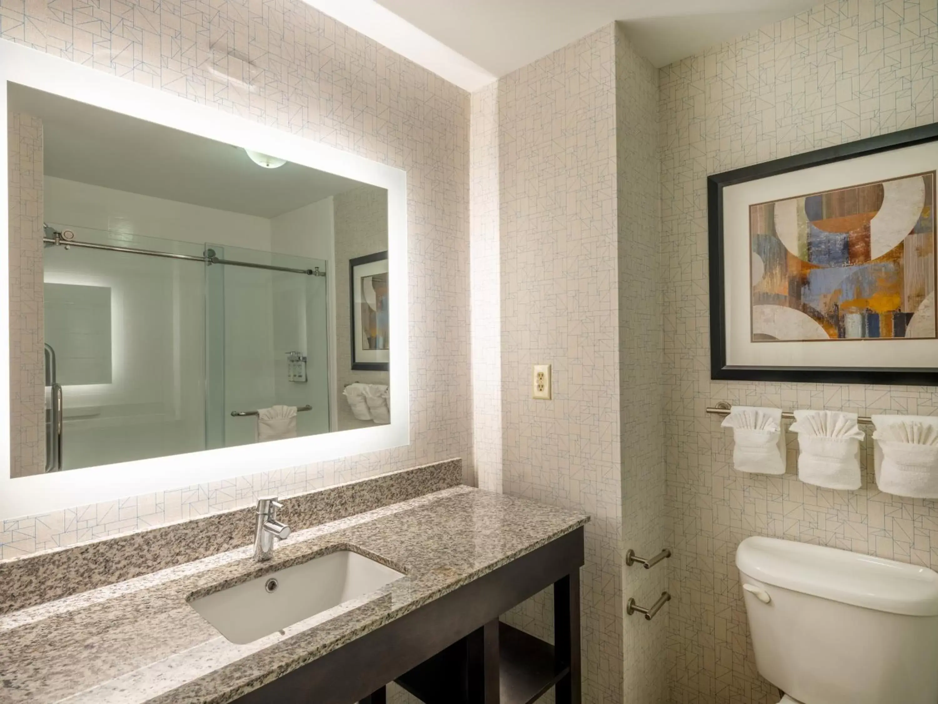 Photo of the whole room, Bathroom in Holiday Inn Express Gas City, an IHG Hotel