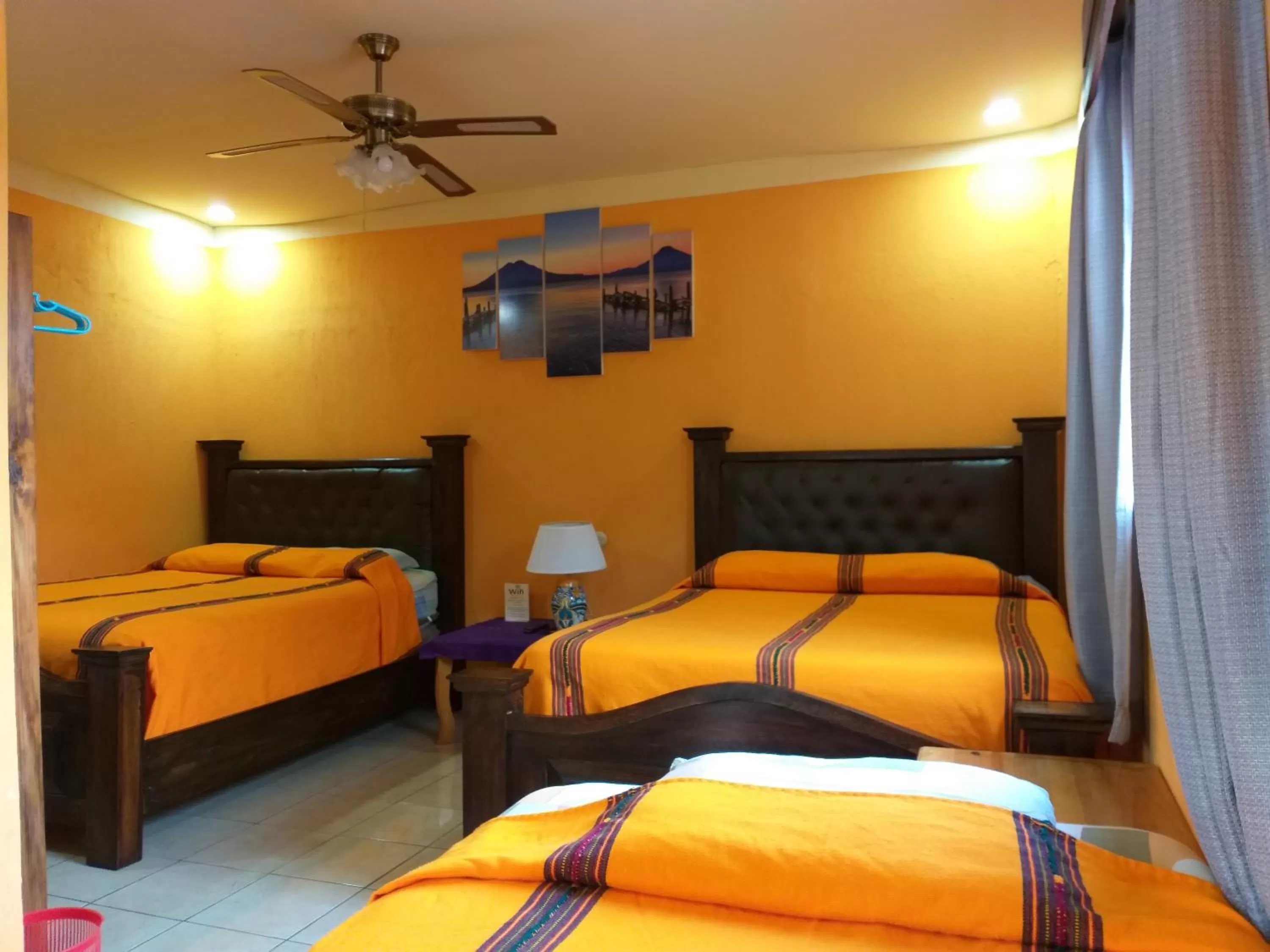 Decorative detail, Bed in Hospedaje El Viajero