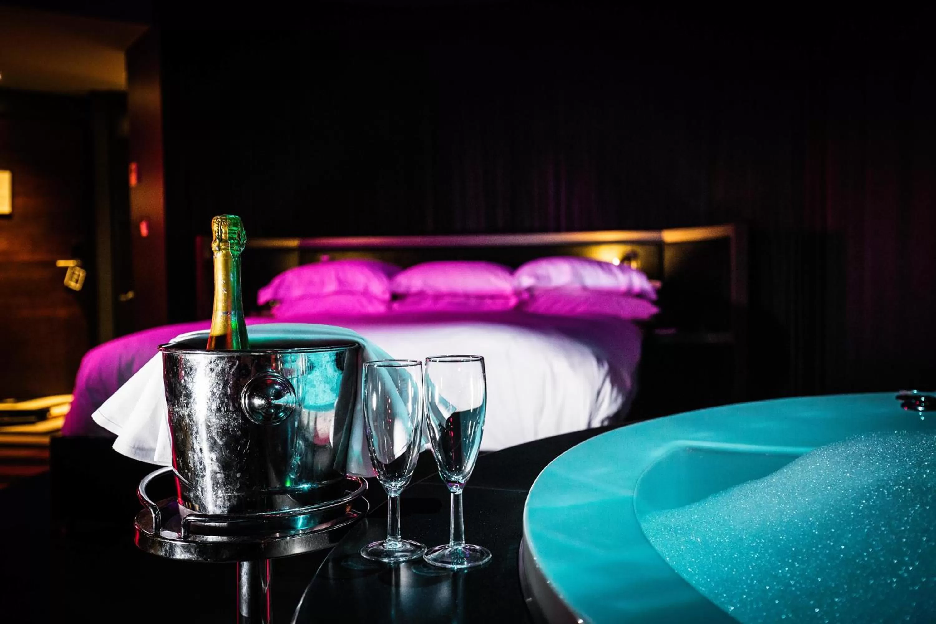 Bedroom, Bed in Malmaison Birmingham