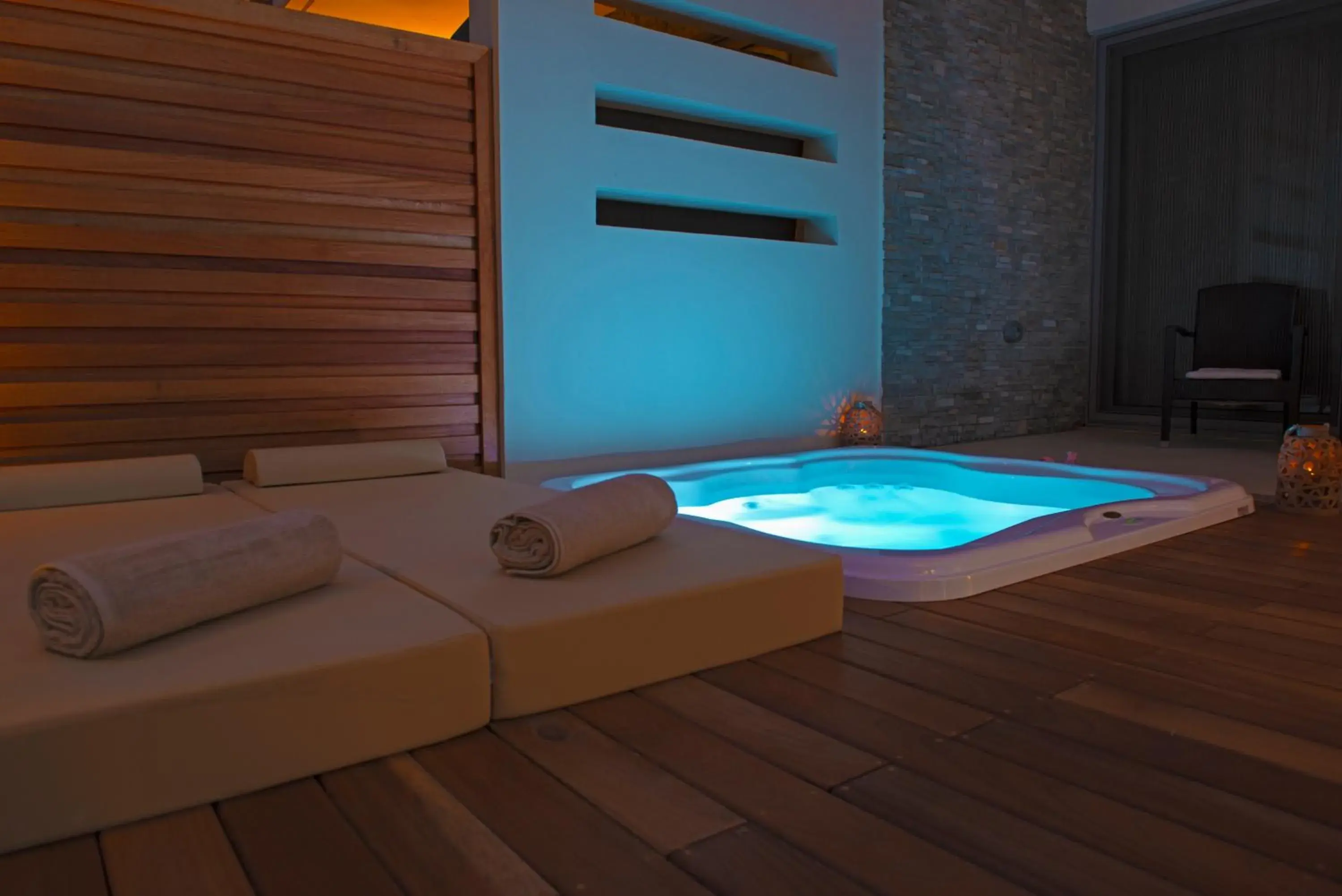 Night, Swimming Pool in Port Royal Villas and Spa - Adults Only