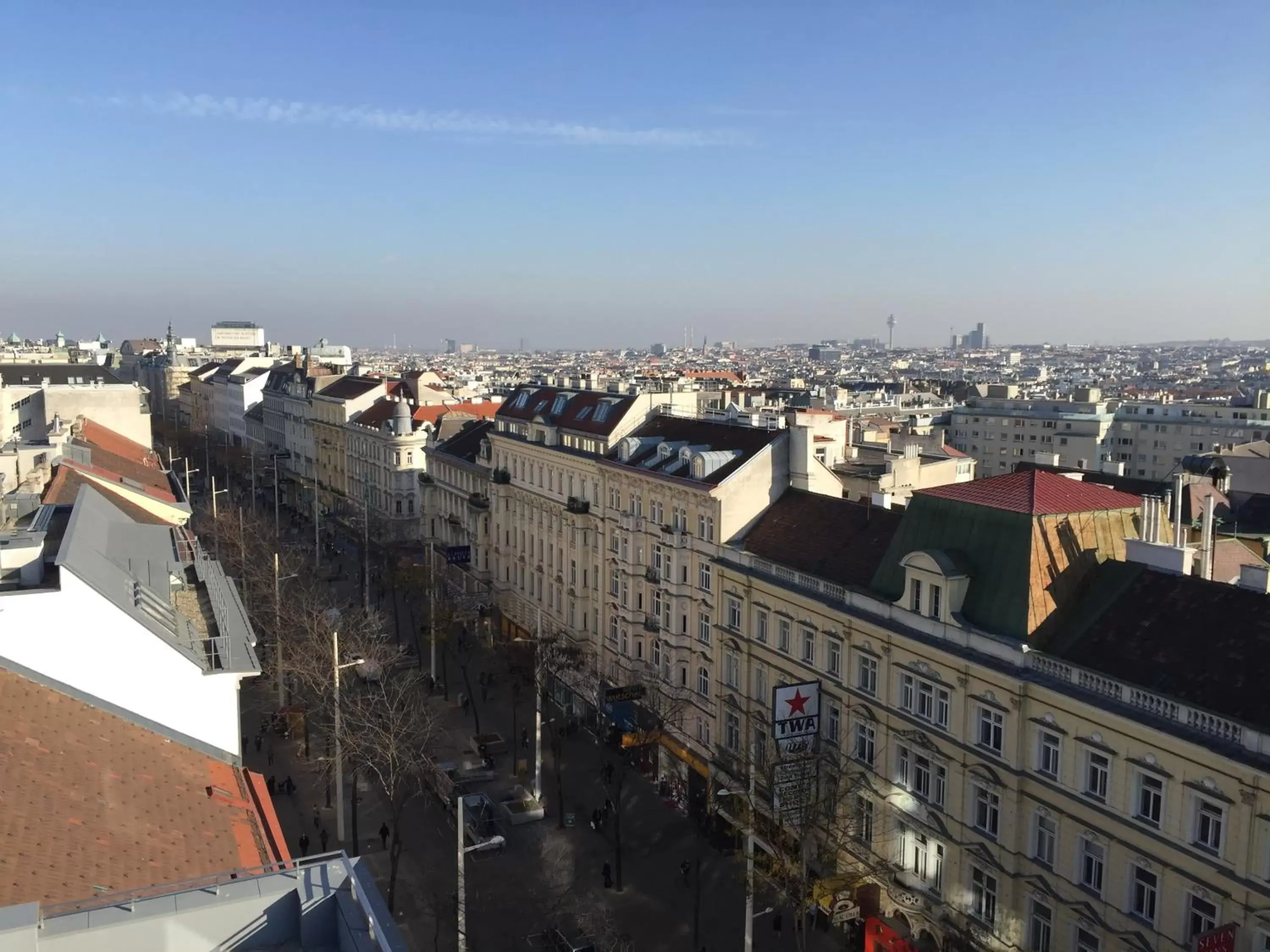 City view in Ruby Marie Hotel Vienna