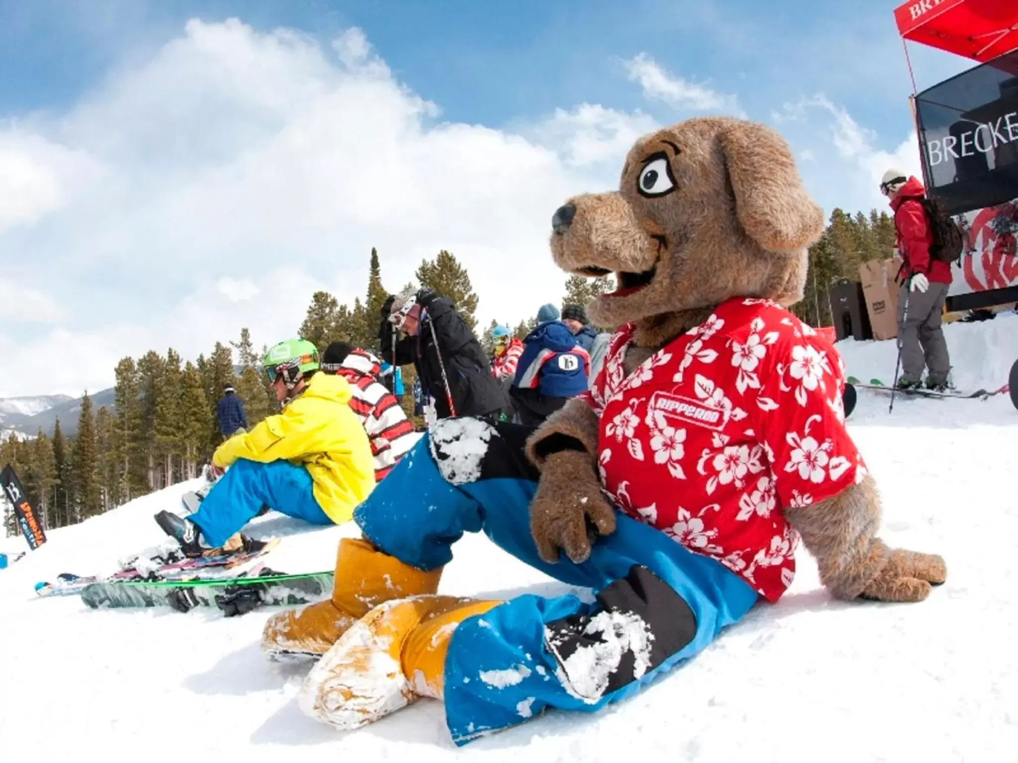 Ski School, Winter in Mountain Thunder Lodge