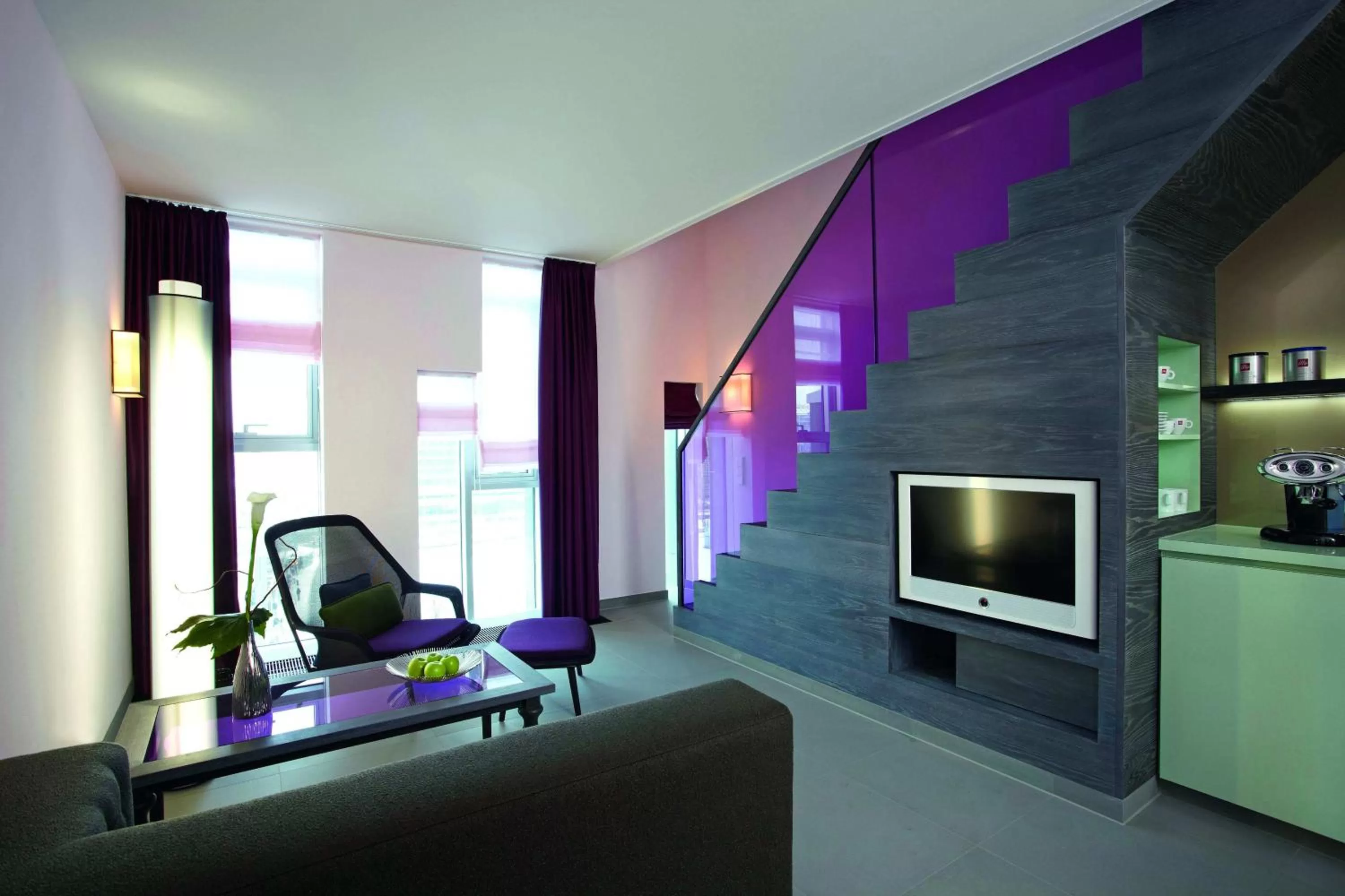 Photo of the whole room in abito Suites