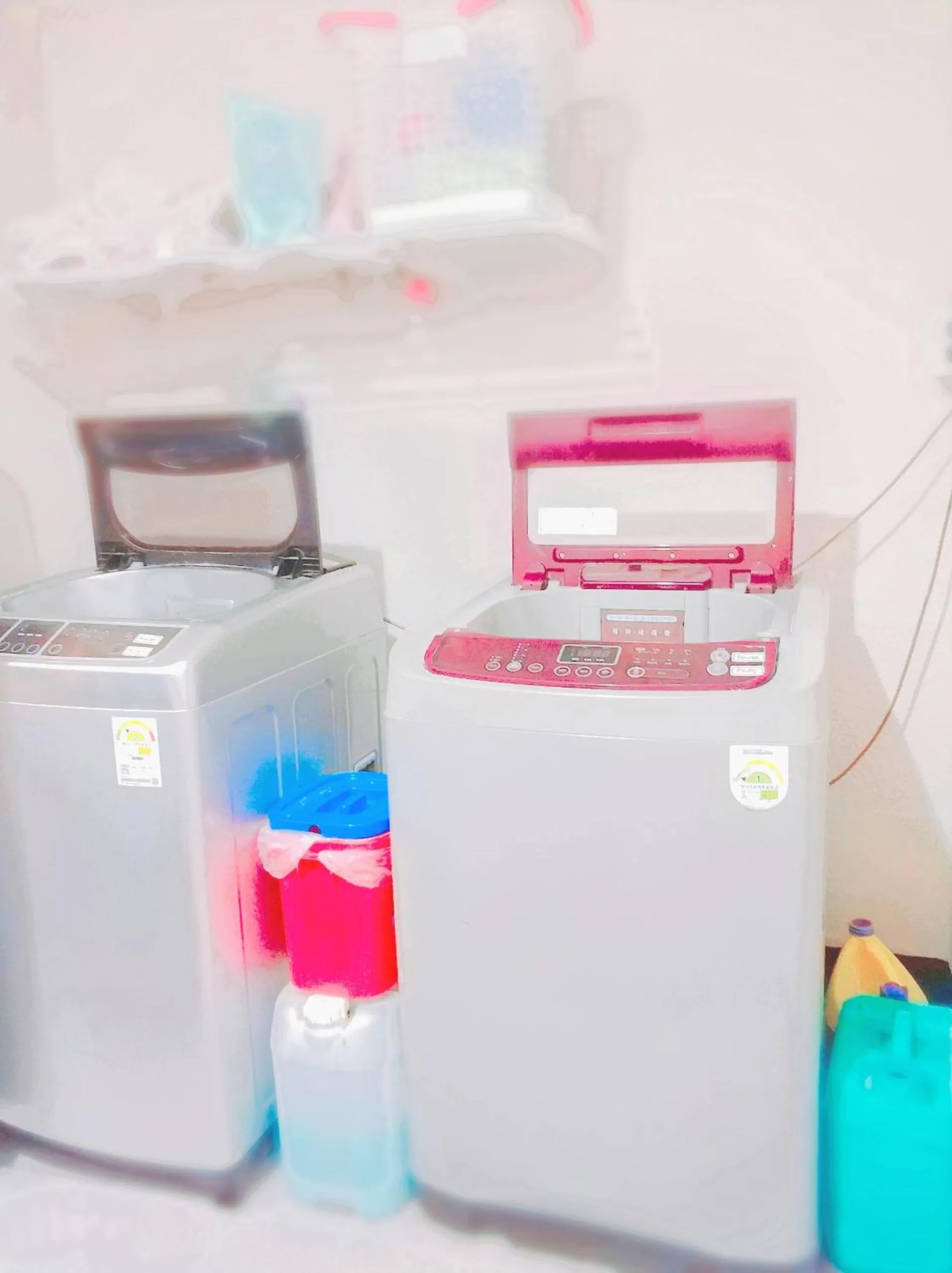 washing machine in Naru Hostel Korea