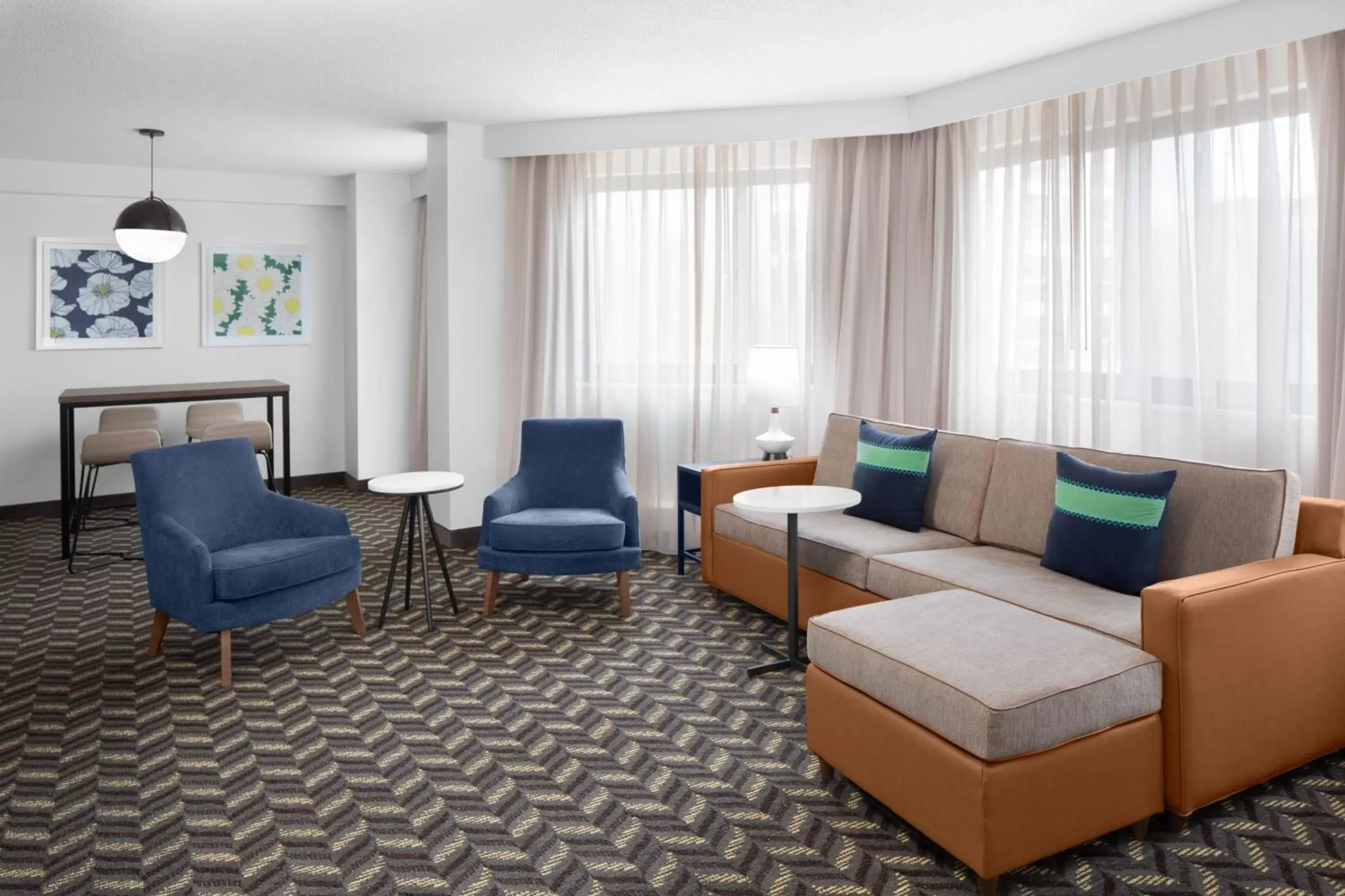 Living room, Seating Area in Residence Inn White Plains Westchester County