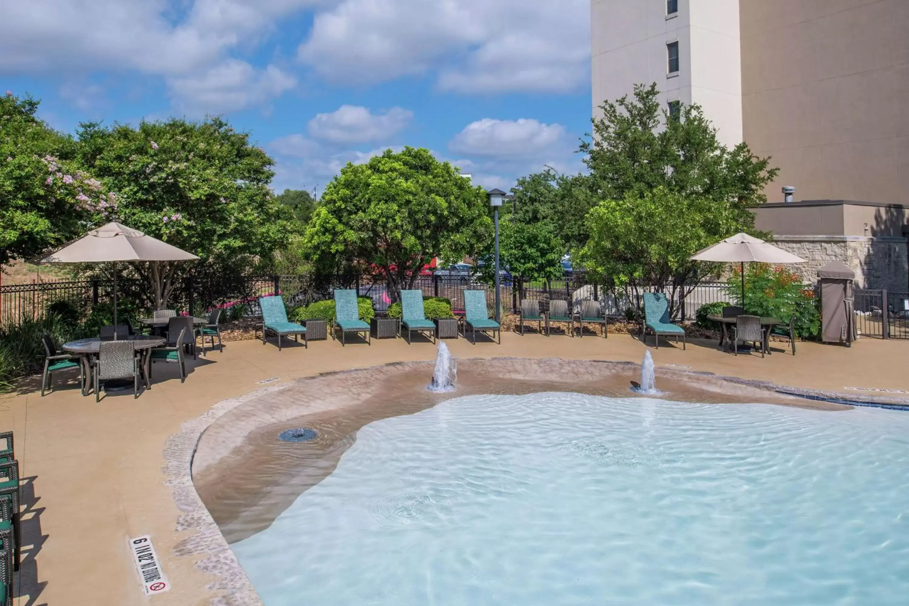 Pool view in Hilton San Antonio Hill Country