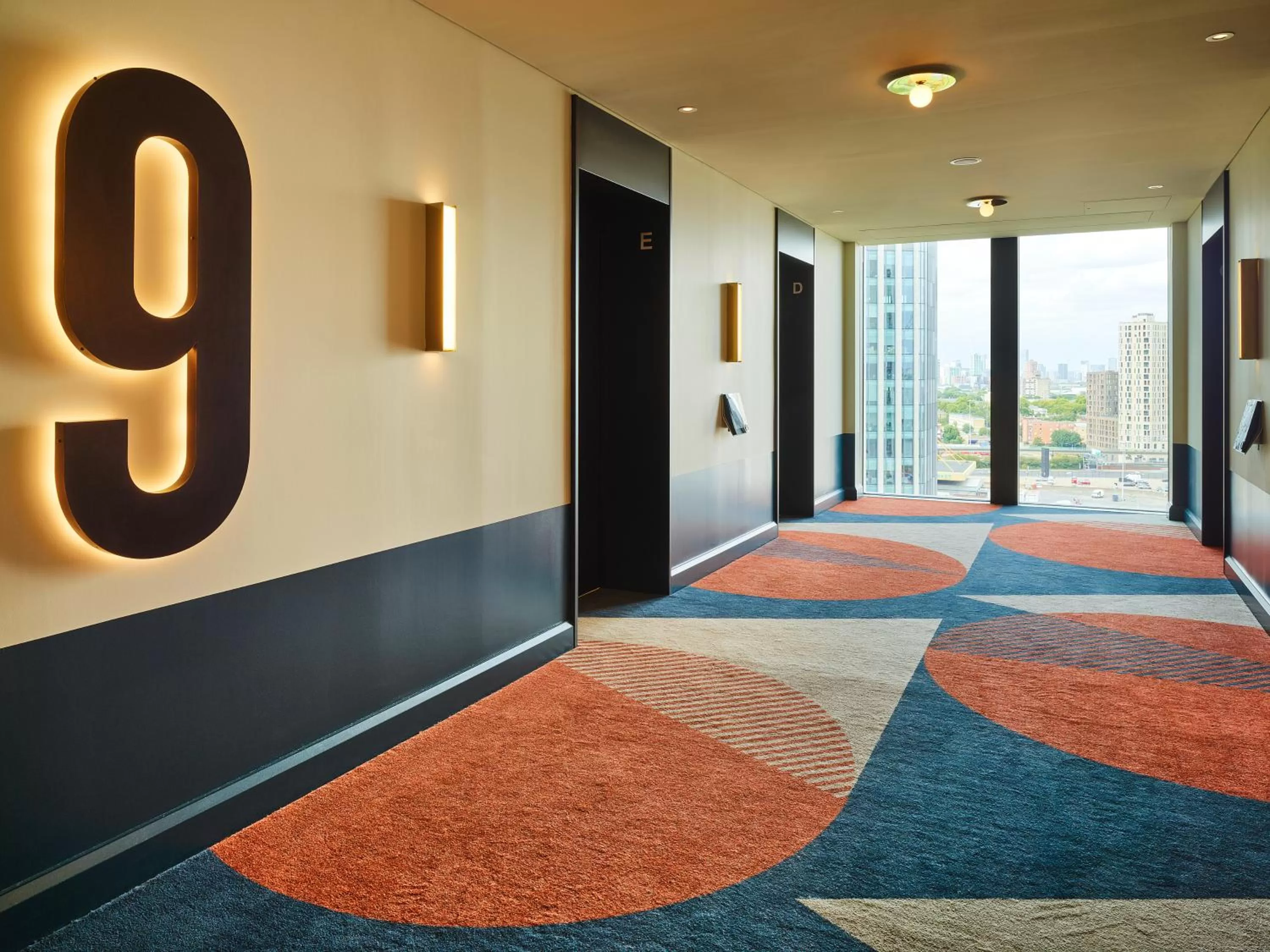 Decorative detail in TRIBE London Canary Wharf