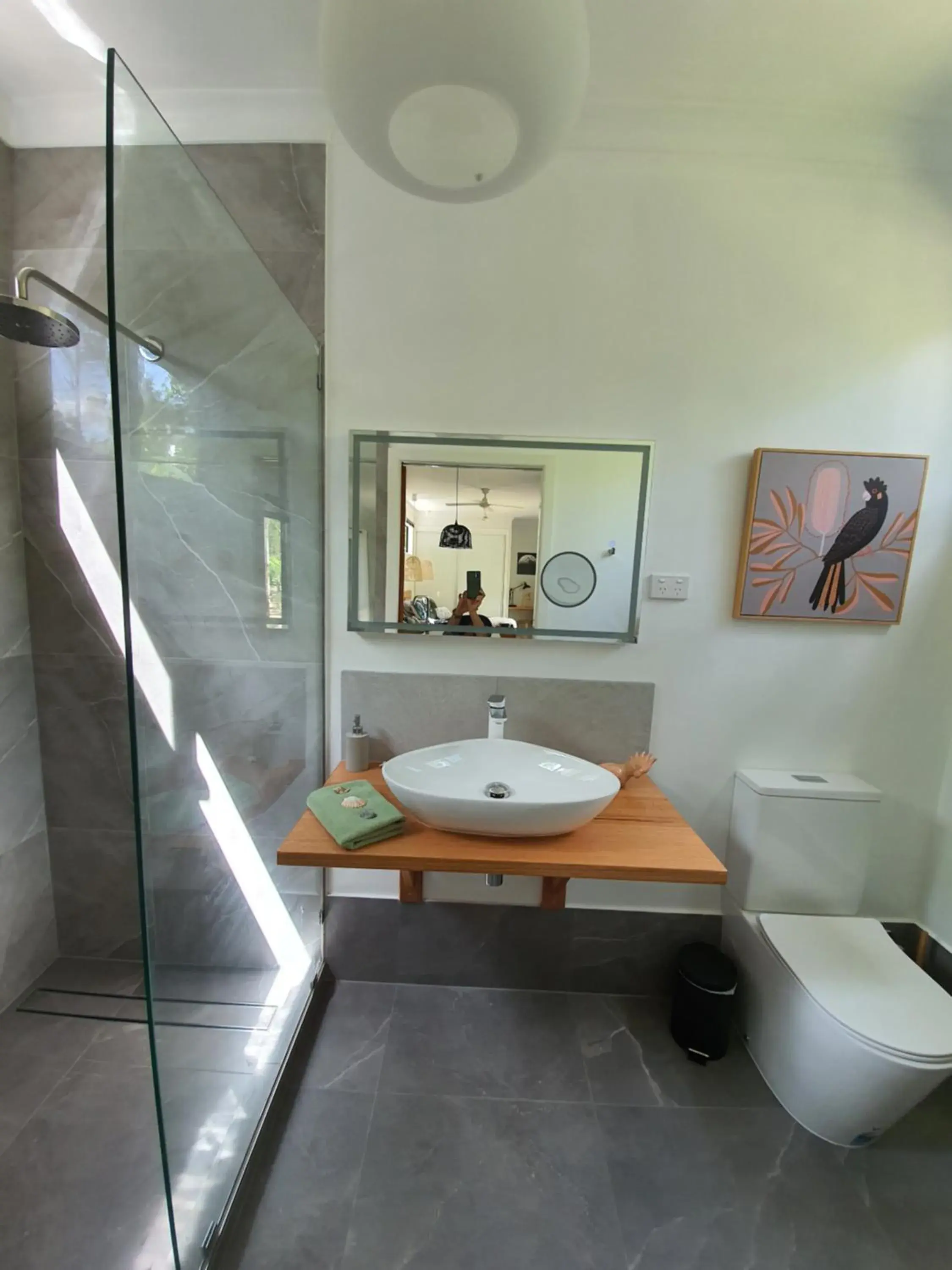 Bathroom in Airlie Beach Eco Cabins - Adults Only