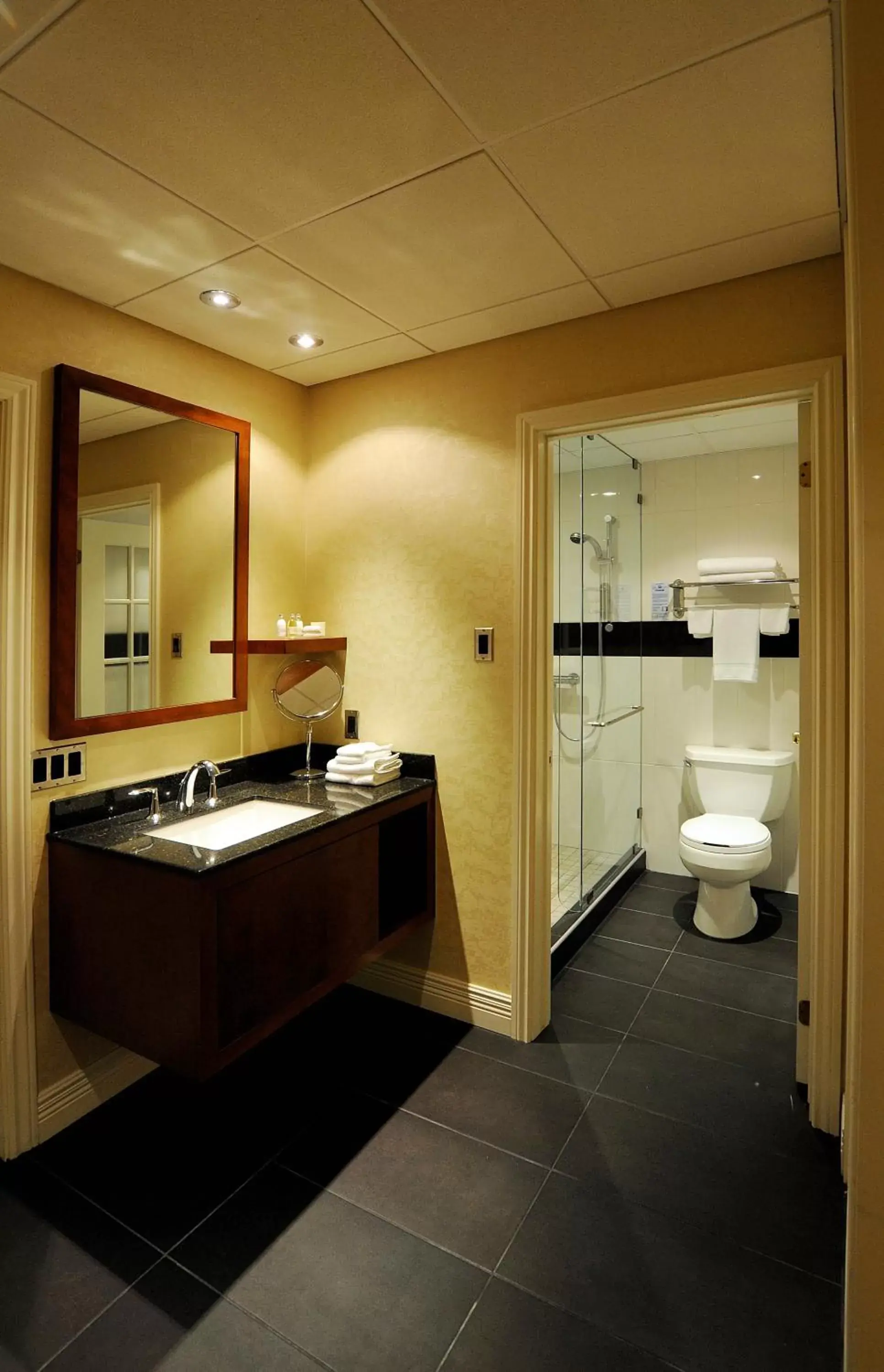 Bathroom in Hotel & Suites Le Dauphin Drummondville